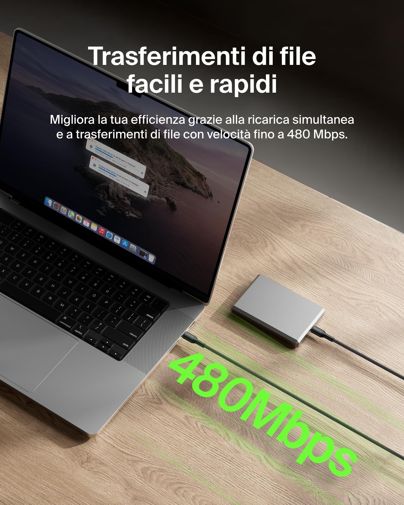 belkin-boostcharge-cavo-usb-c-a-micro-usb-da-1-m-intrecciato-ecosostenibile-cert image 6