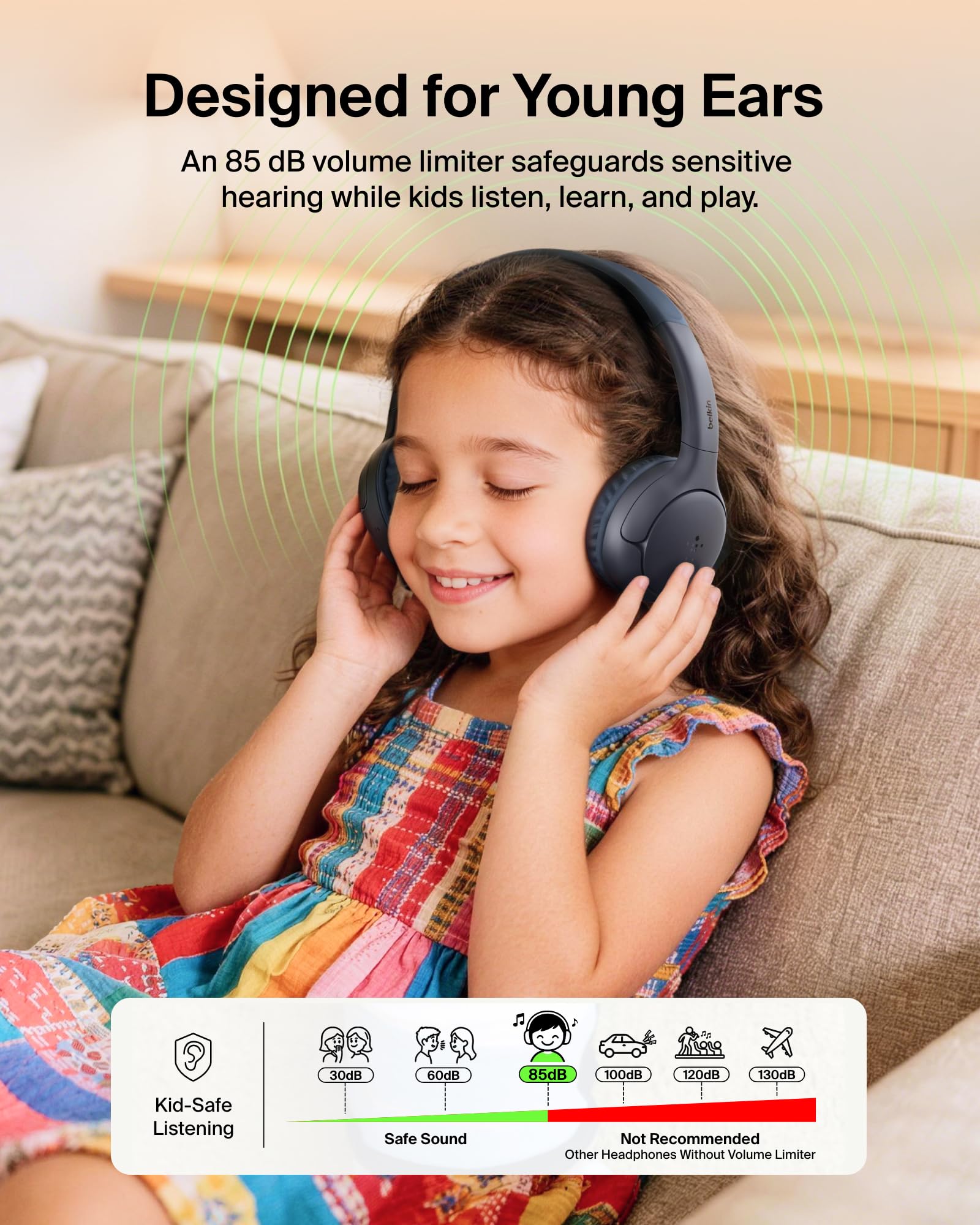 belkin-soundform-mini-2-cuffie-bluetooth-on-ear-per-bambini-55-ore-di-batteria-l image 3