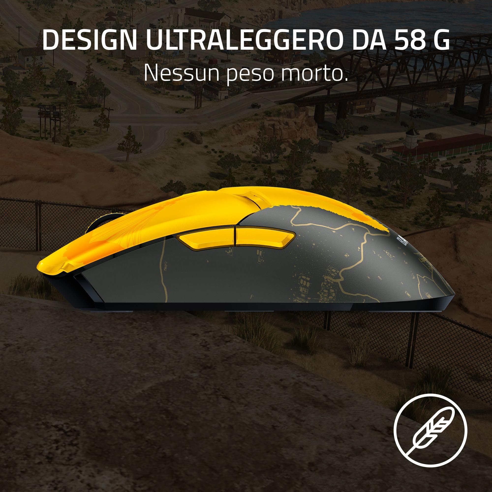 razer-viper-v2-pro-pubg-edition-mouse-gaming-wireless-e-sport-ultraleggero-58-g- image 3