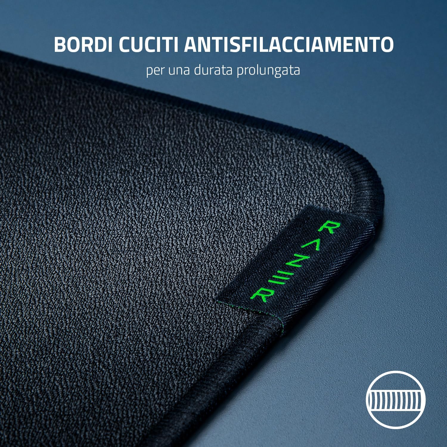 razer-strider-l-tappetino-per-mouse-ibrido-soft-hard-base-antiscivolo-3-mm-nero image 6