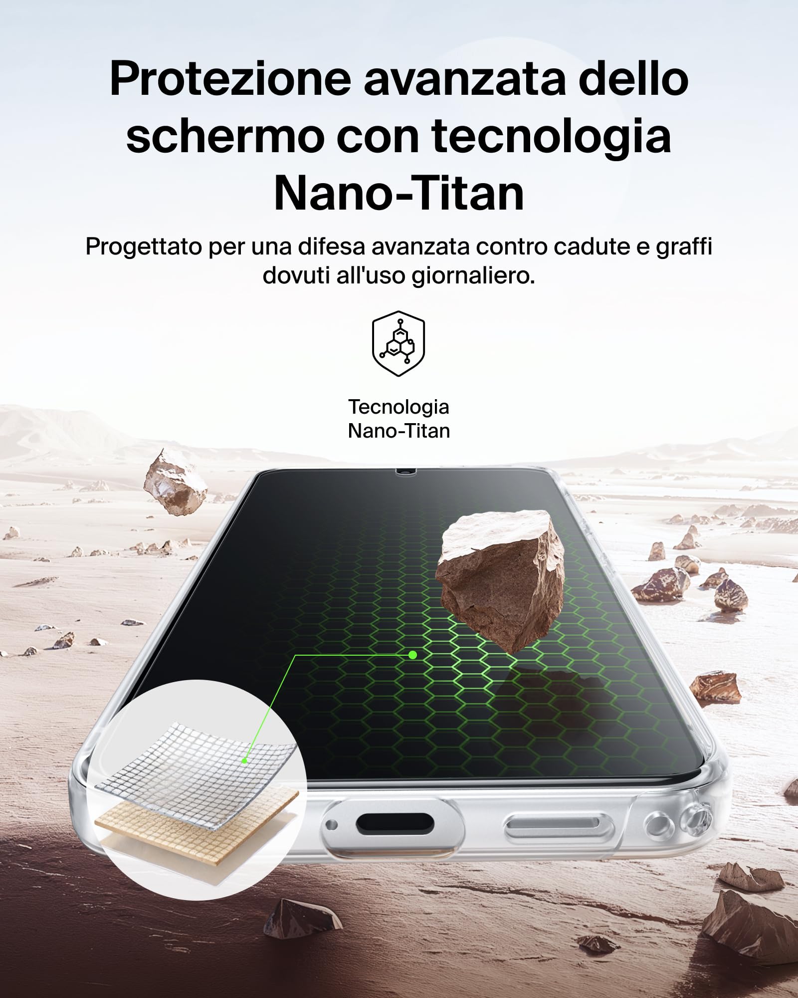 belkin-screenforce-titan-kit-protezione-360-per-samsung-galaxy-s26-cover-antiurt image 5