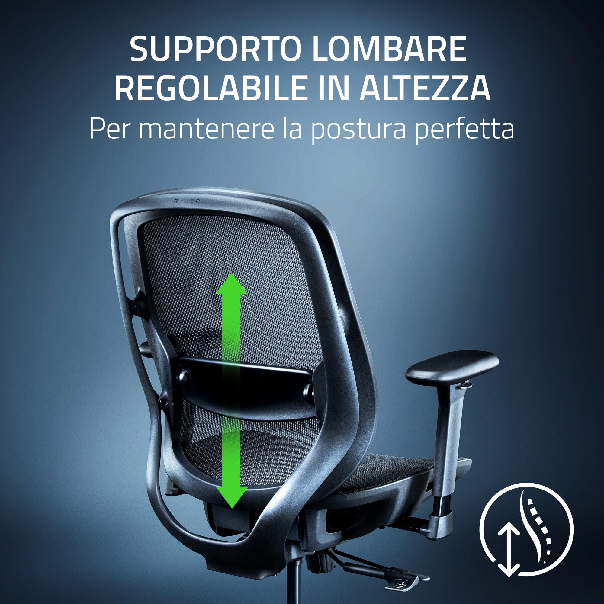 razer-fujin-sedia-da-gaming-in-rete-traspirante-con-synchro-tilt-130-supporto-lo image 5
