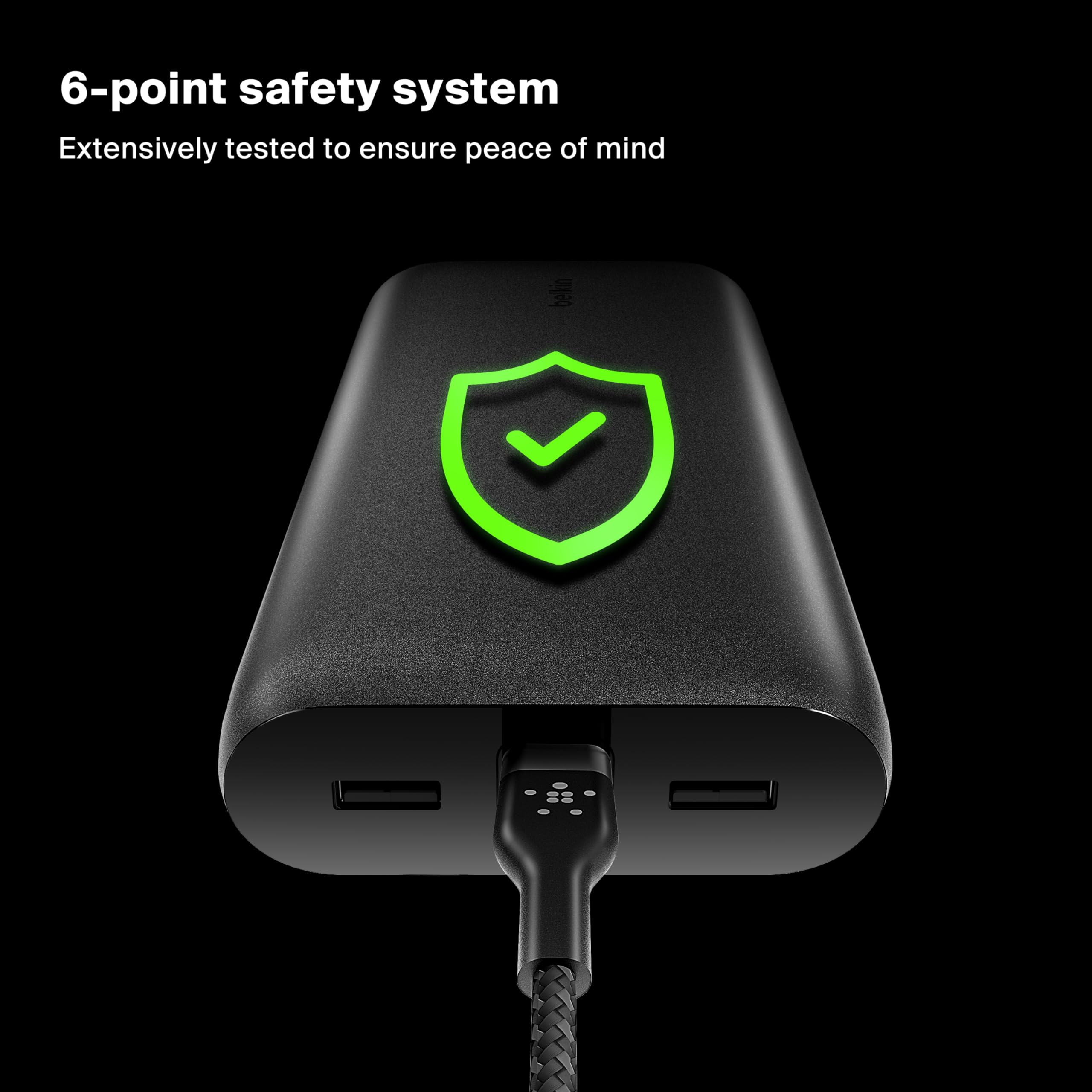 belkin-boostcharge-power-bank-26k-4-porte-26-000-mah-usb-c-pd-32-w-con-cavo-incl image 7