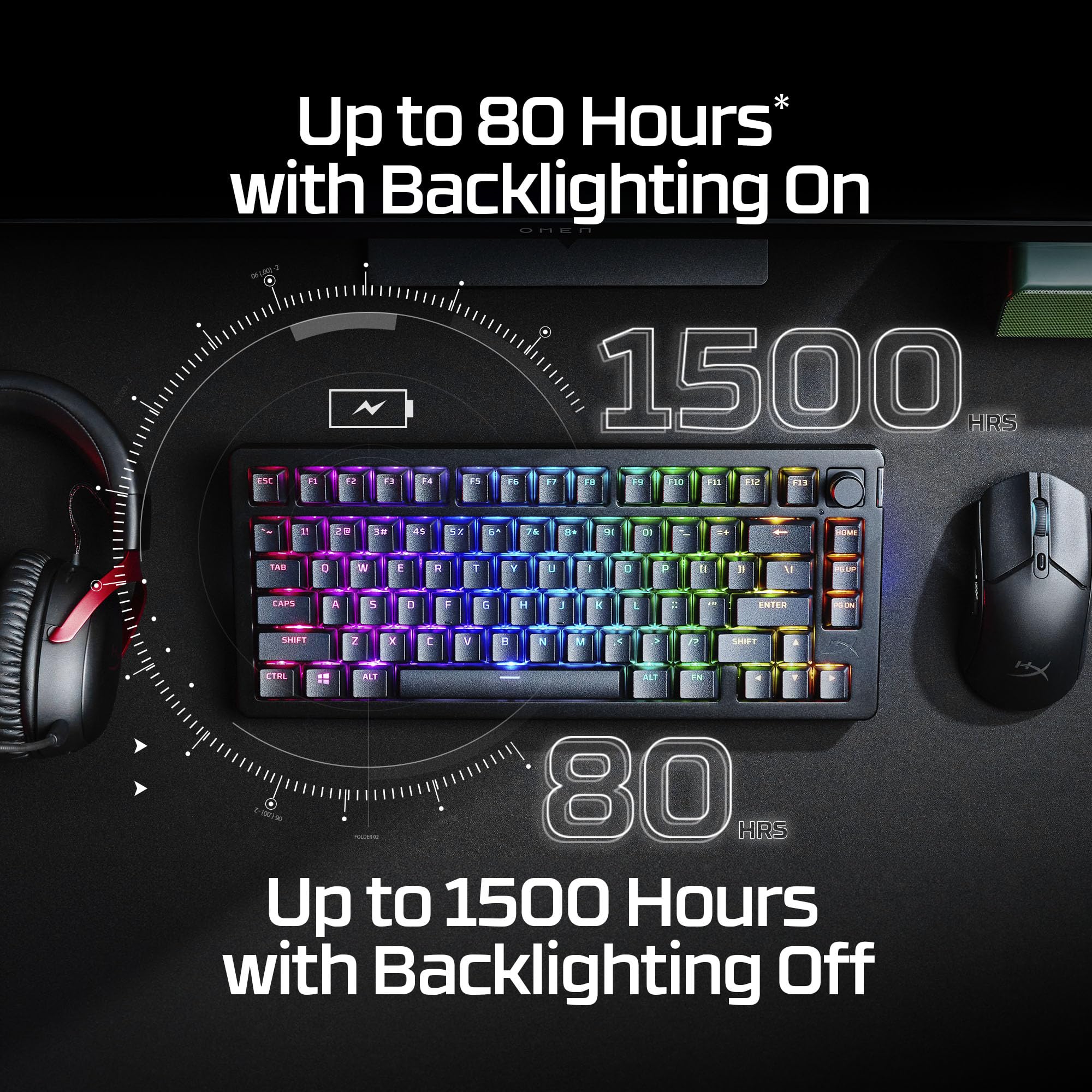 hyperx-alloy-rise-75-wireless-tastiera-meccanica-gaming-75-hot-swap-doppio-wirel image 2