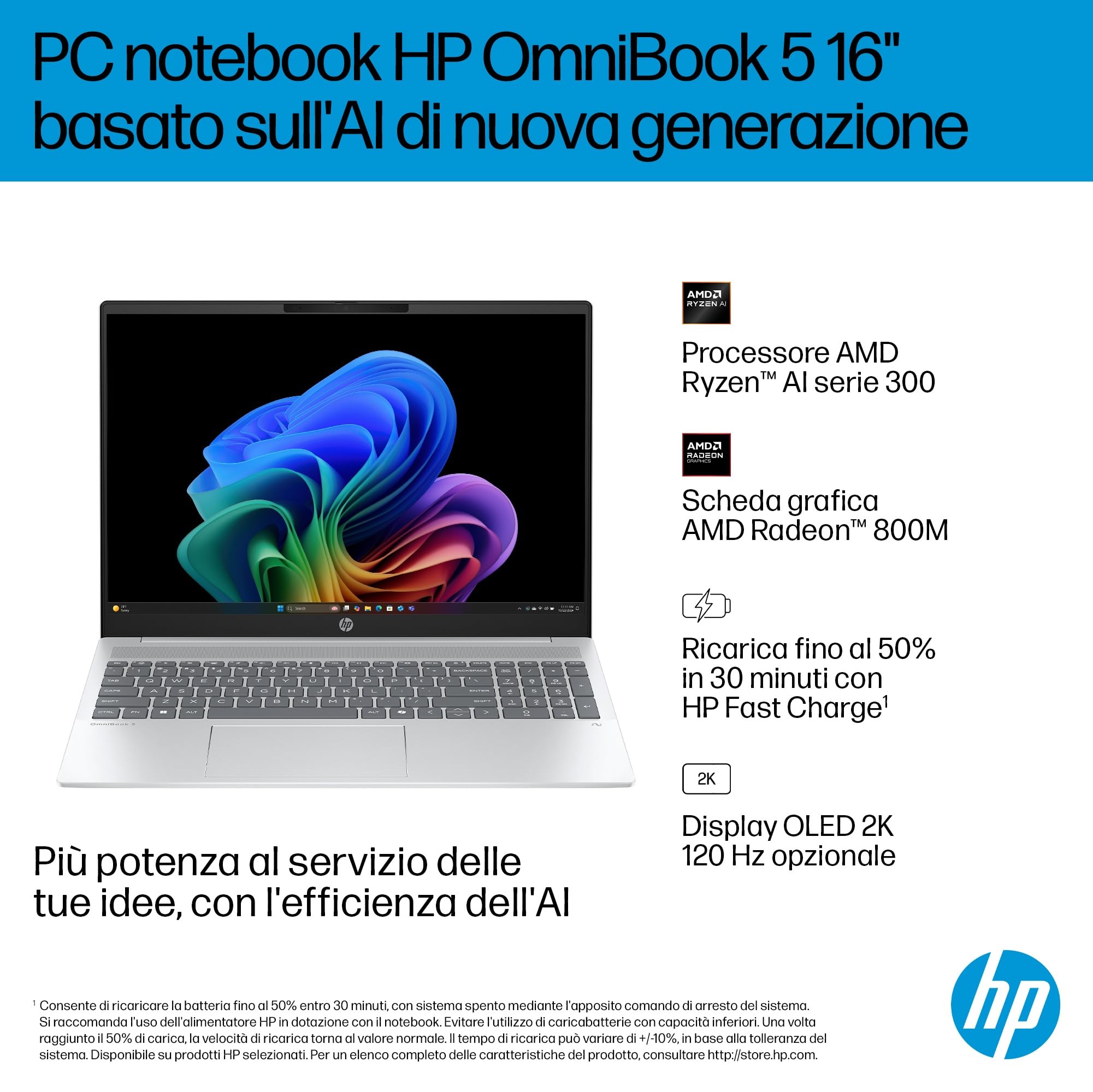 hp-omnibook-5-16-ag1000slx-notebook-con-amd-ryzen-ai-5-330-16-gb-ram-512-gb-ssd- image 4