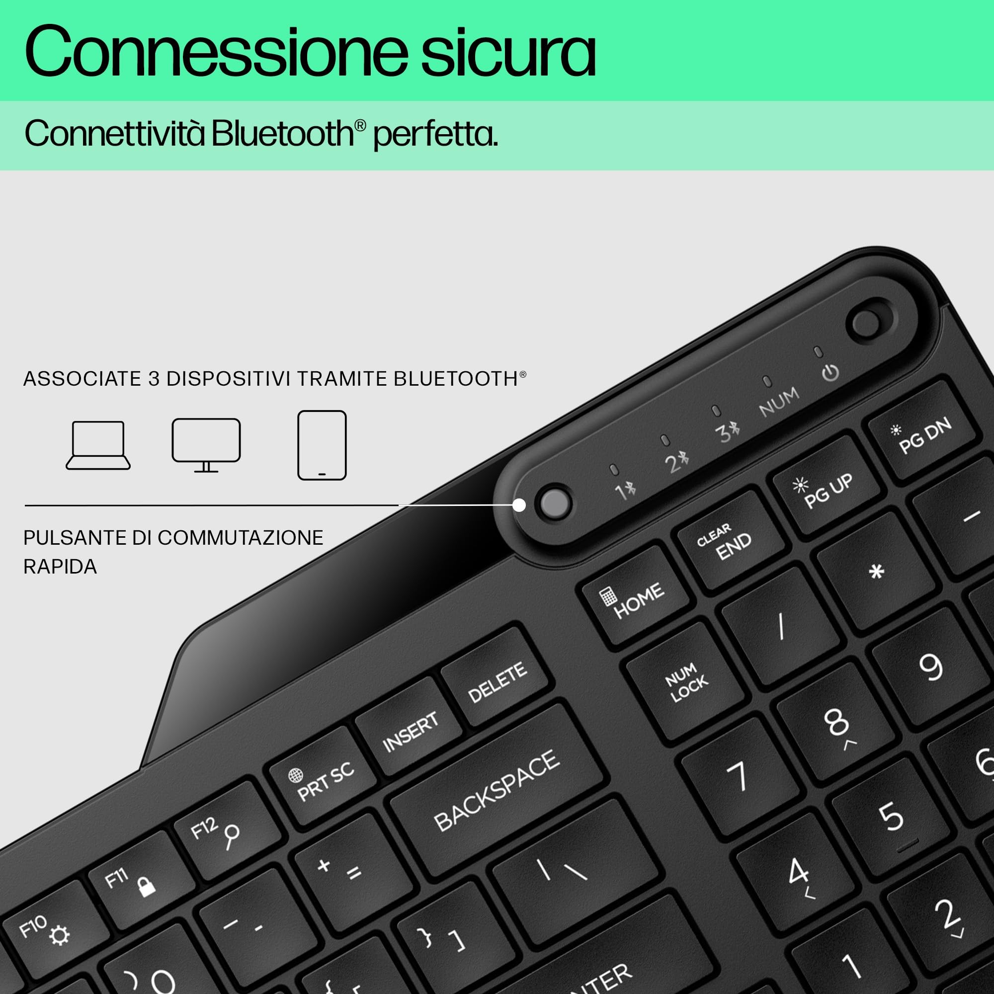 hp-460-tastiera-wireless-e-bluetooth-5-3-multi-dispositivo-con-12-tasti-programm image 4