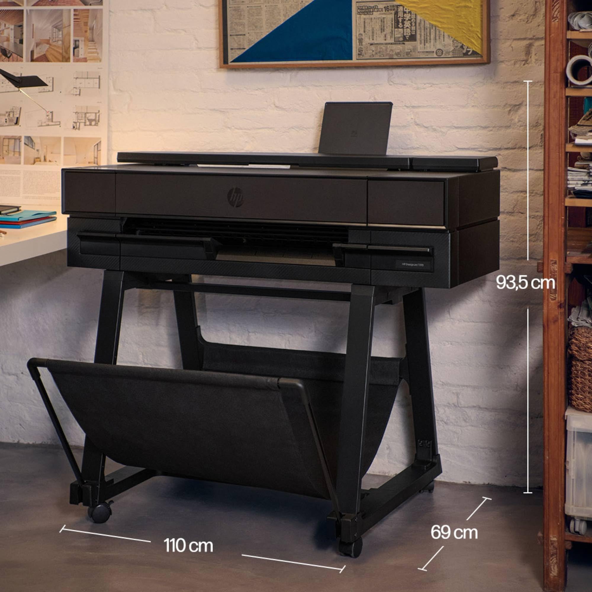 hp-designjet-t870-24-am0x9a-plotter-grande-formato-multi-formato-a4-a1-d-120-sta image 3