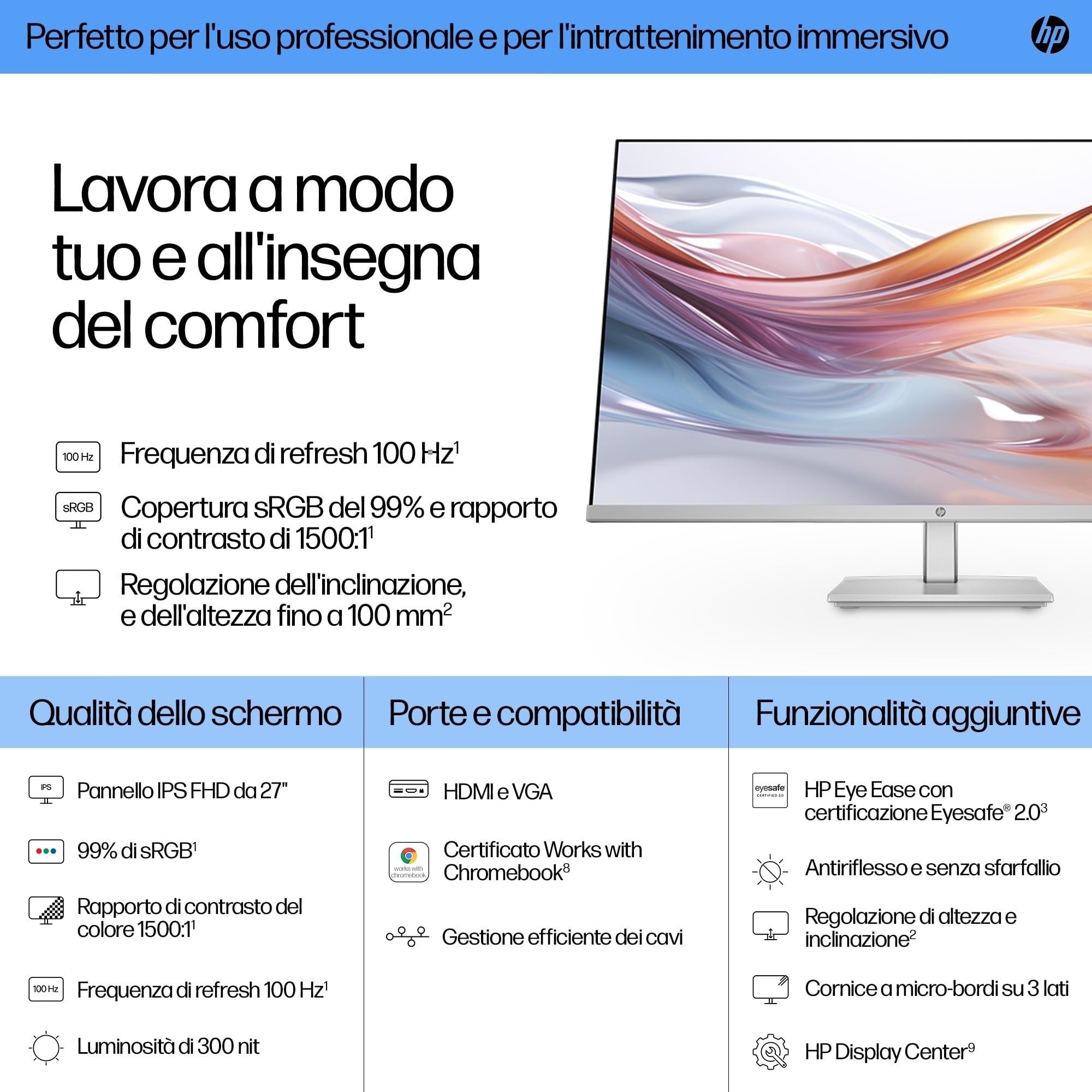hp-527sh-monitor-27-full-hd-ips-antiriflesso-100-hz-eye-ease-1920x1080-2x-hdmi-v image 5