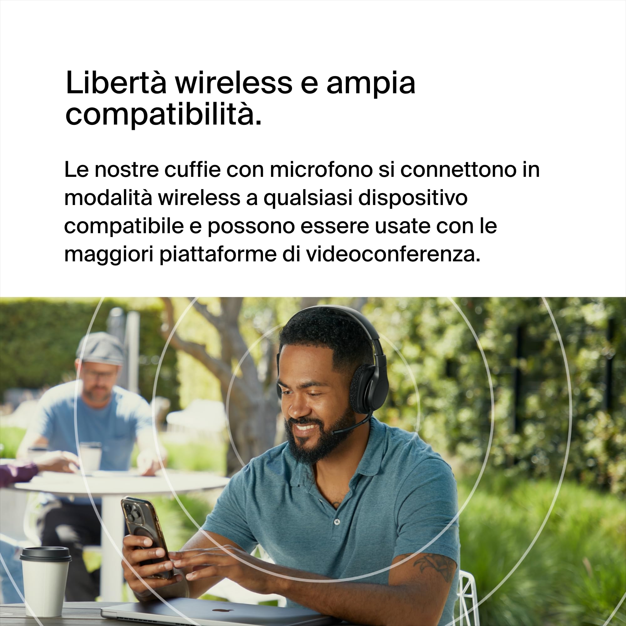 belkin-soundform-adapt-cuffie-wireless-over-ear-bluetooth-con-microfono-a-bracci image 4