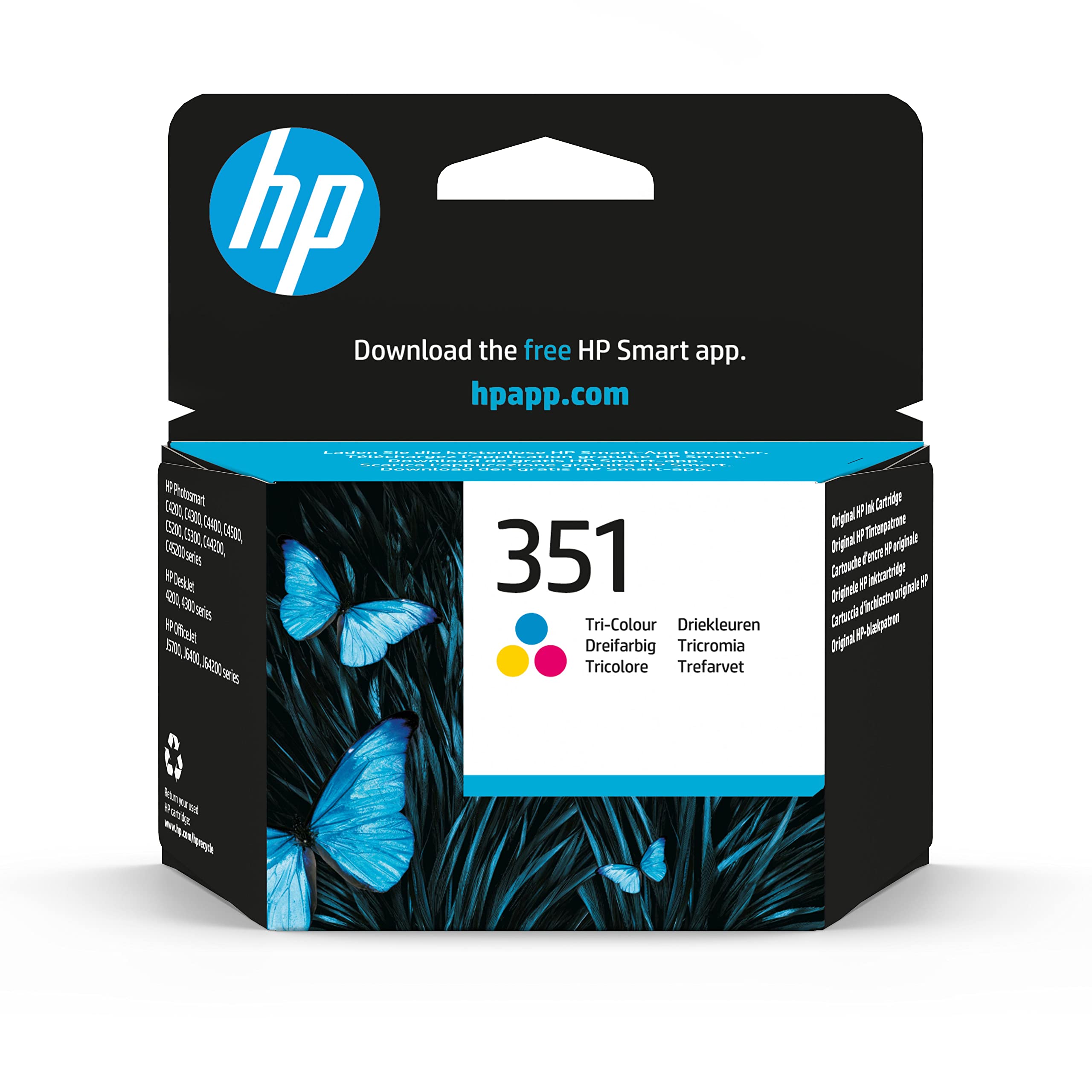 hp-351-cb337ee-cartuccia-originale-tricromia-170-pagine-testina-di-stampa-integr image 1