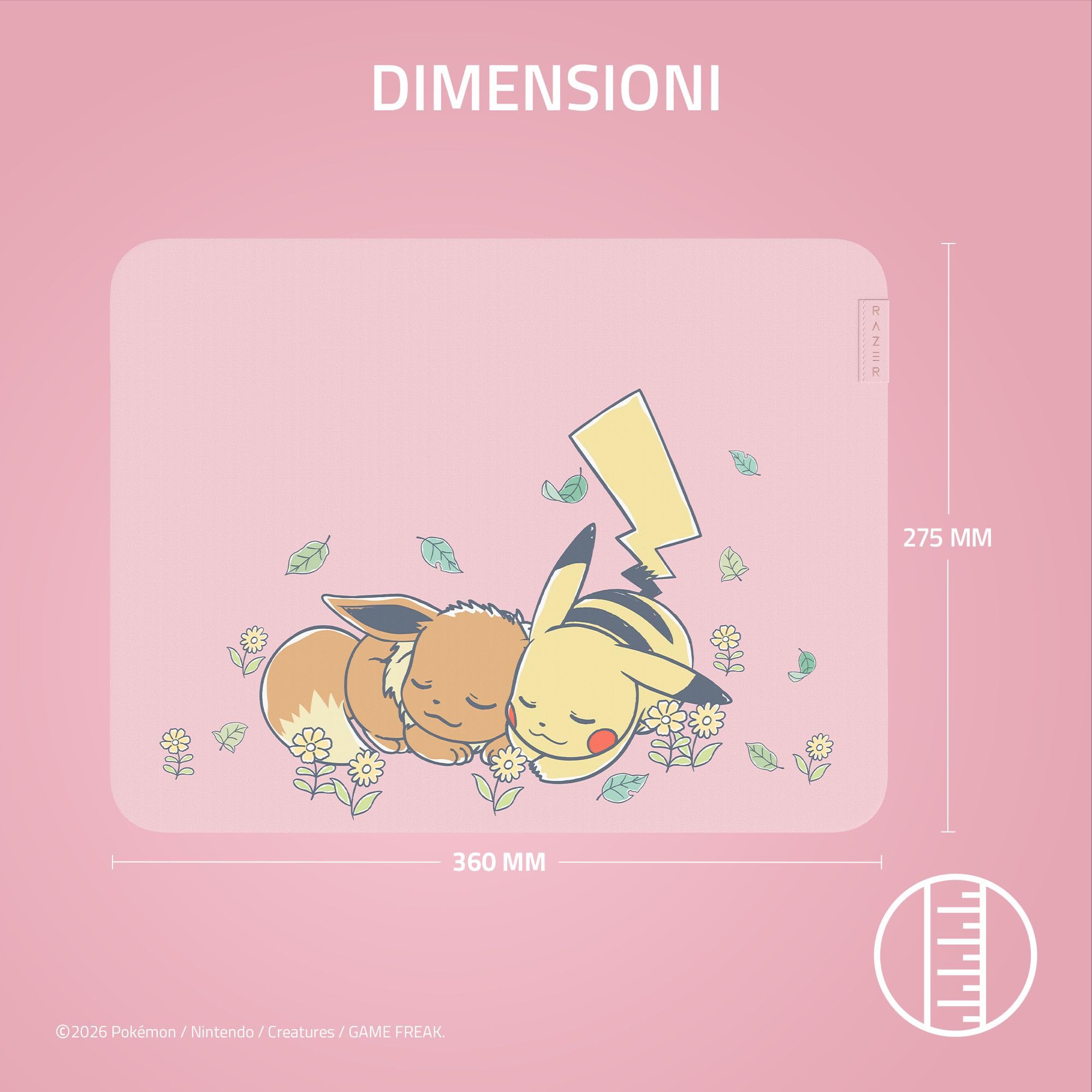 razer-gigantus-v2-medium-pok-mon-pikachu-eevee-tappetino-gaming-antiscivolo-in-m image 5