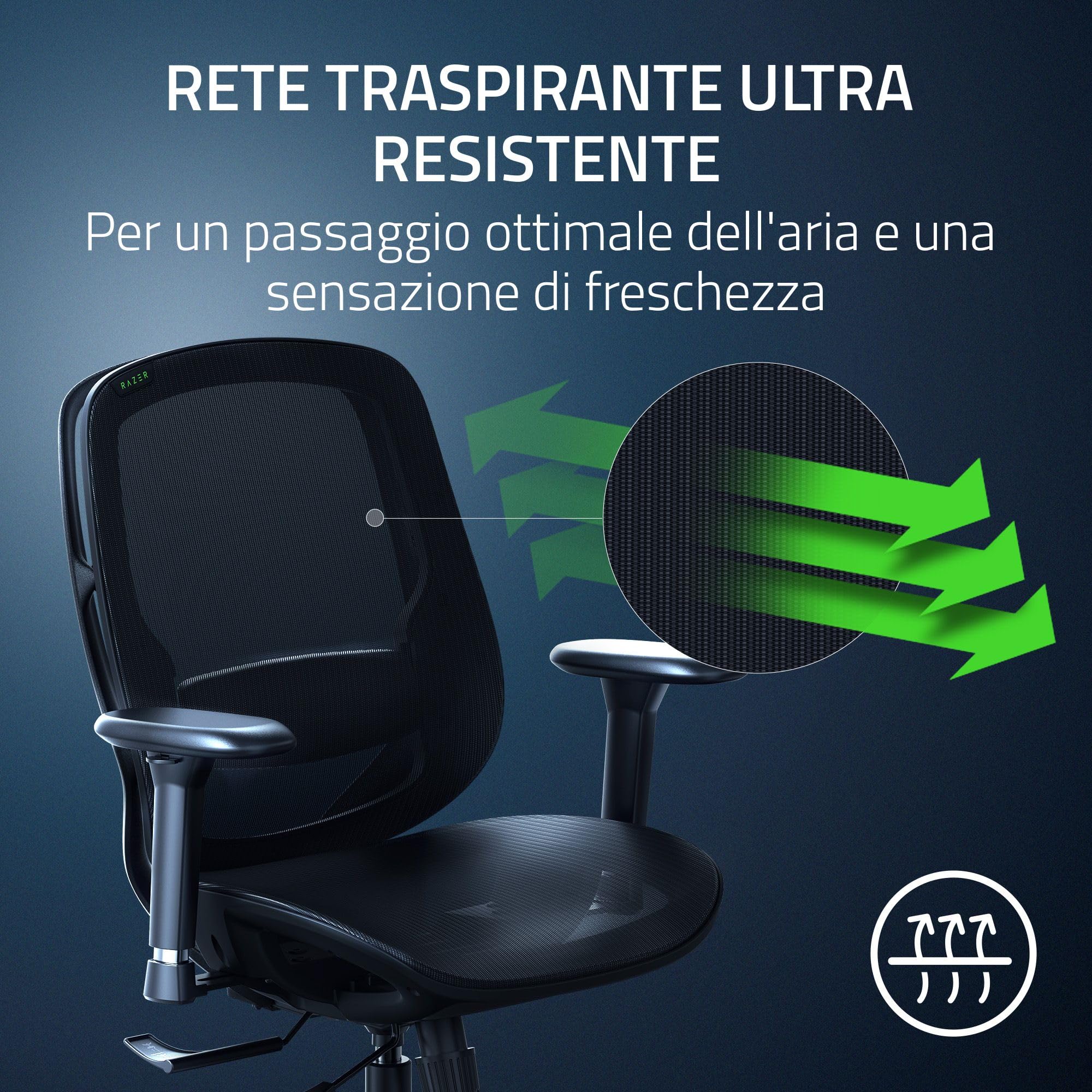 razer-fujin-sedia-da-gaming-in-rete-traspirante-con-synchro-tilt-130-supporto-lo image 3