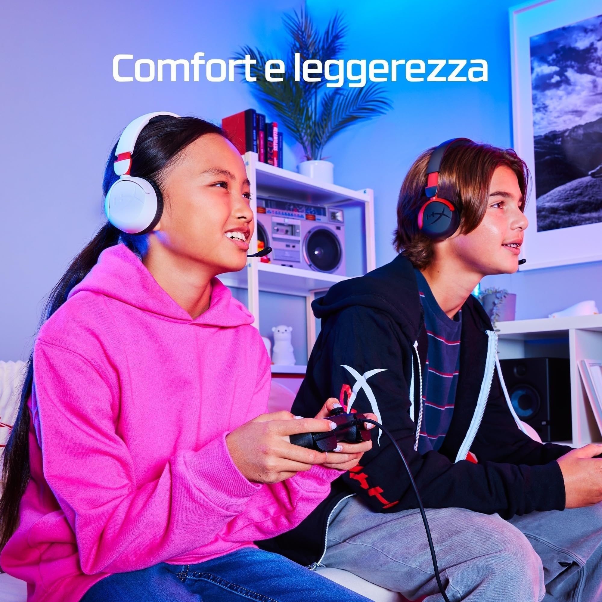 hyperx-cloud-mini-wired-gaming-headset-per-giovani-gamer-limite-85-db-usb-c-cusc image 2