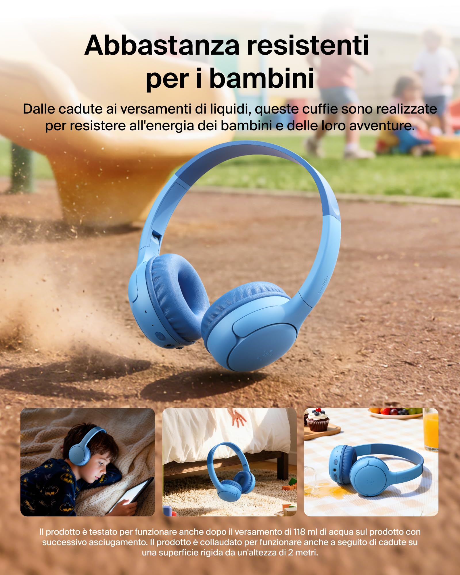 belkin-soundform-mini-2-cuffie-bluetooth-on-ear-per-bambini-con-limite-volume-85 image 6