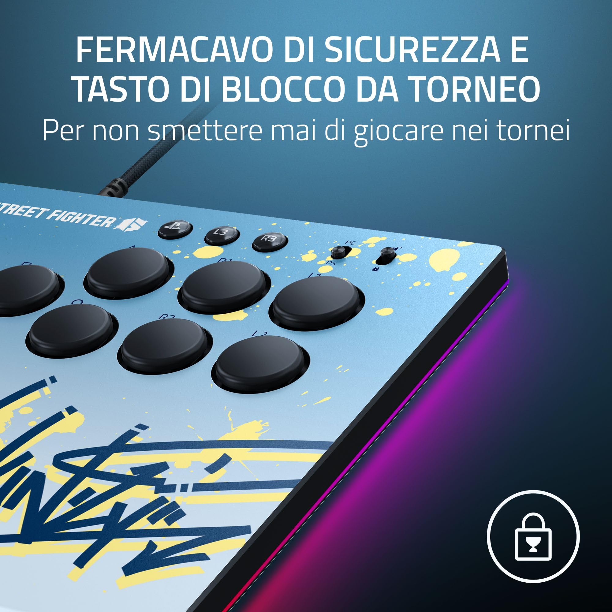 razer-kitsune-chun-li-edition-controller-arcade-ottico-all-button-per-ps5-e-pc-s image 6