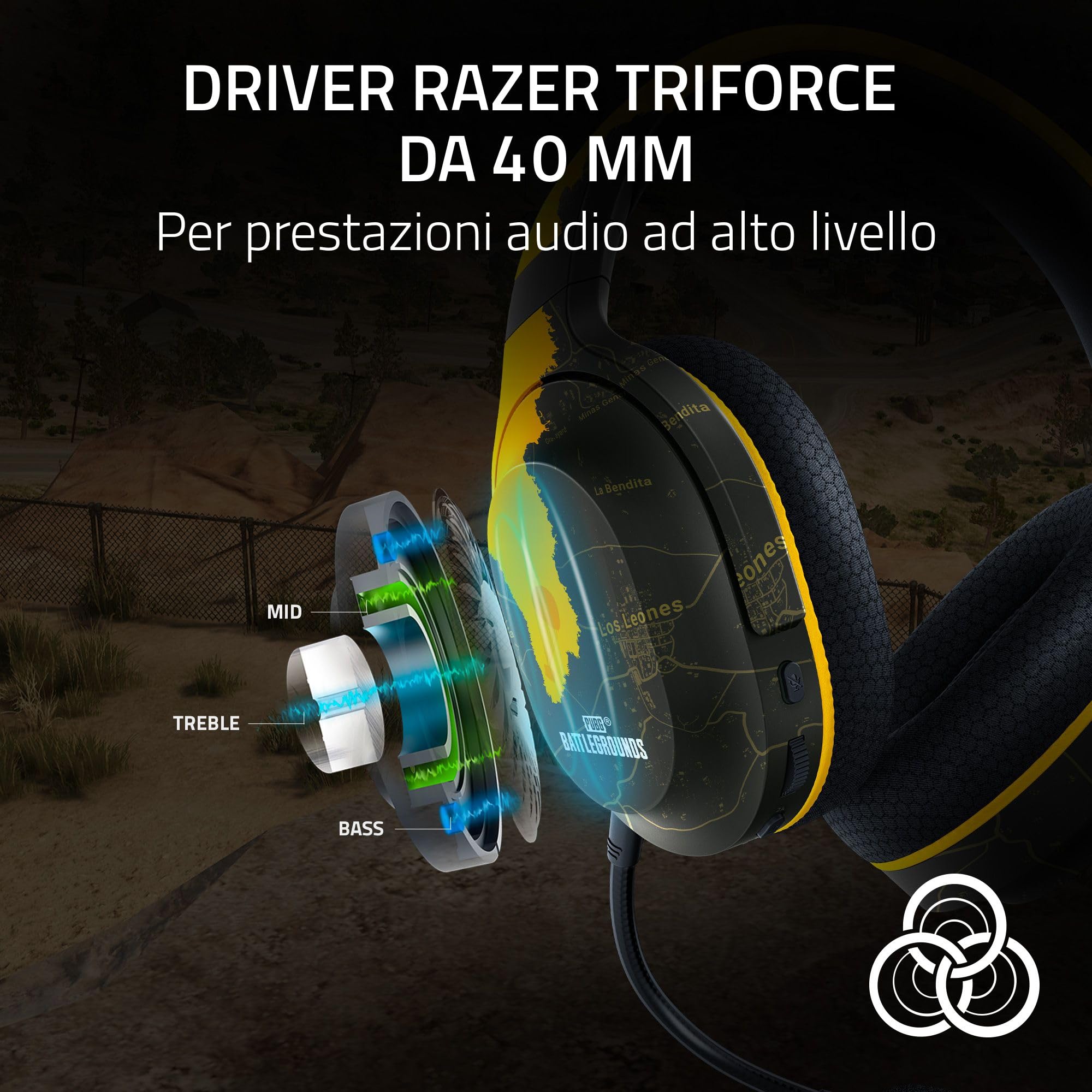 razer-barracuda-x-2022-pubg-edition-cuffia-gaming-wireless-multipiattaforma-smar image 4