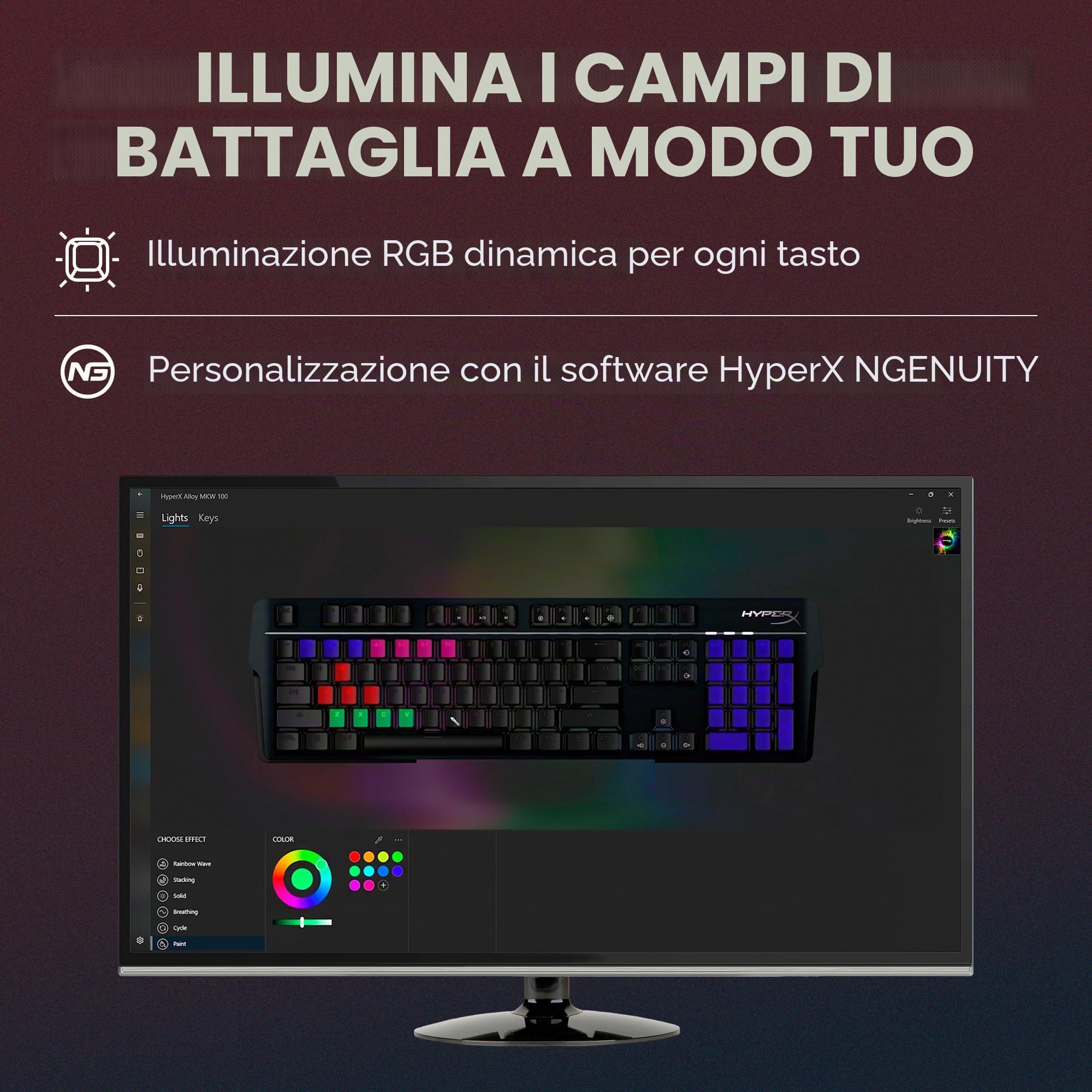 hyperx-alloy-mkw100-tastiera-meccanica-gaming-full-size-cablata-rgb-con-telaio-i image 7