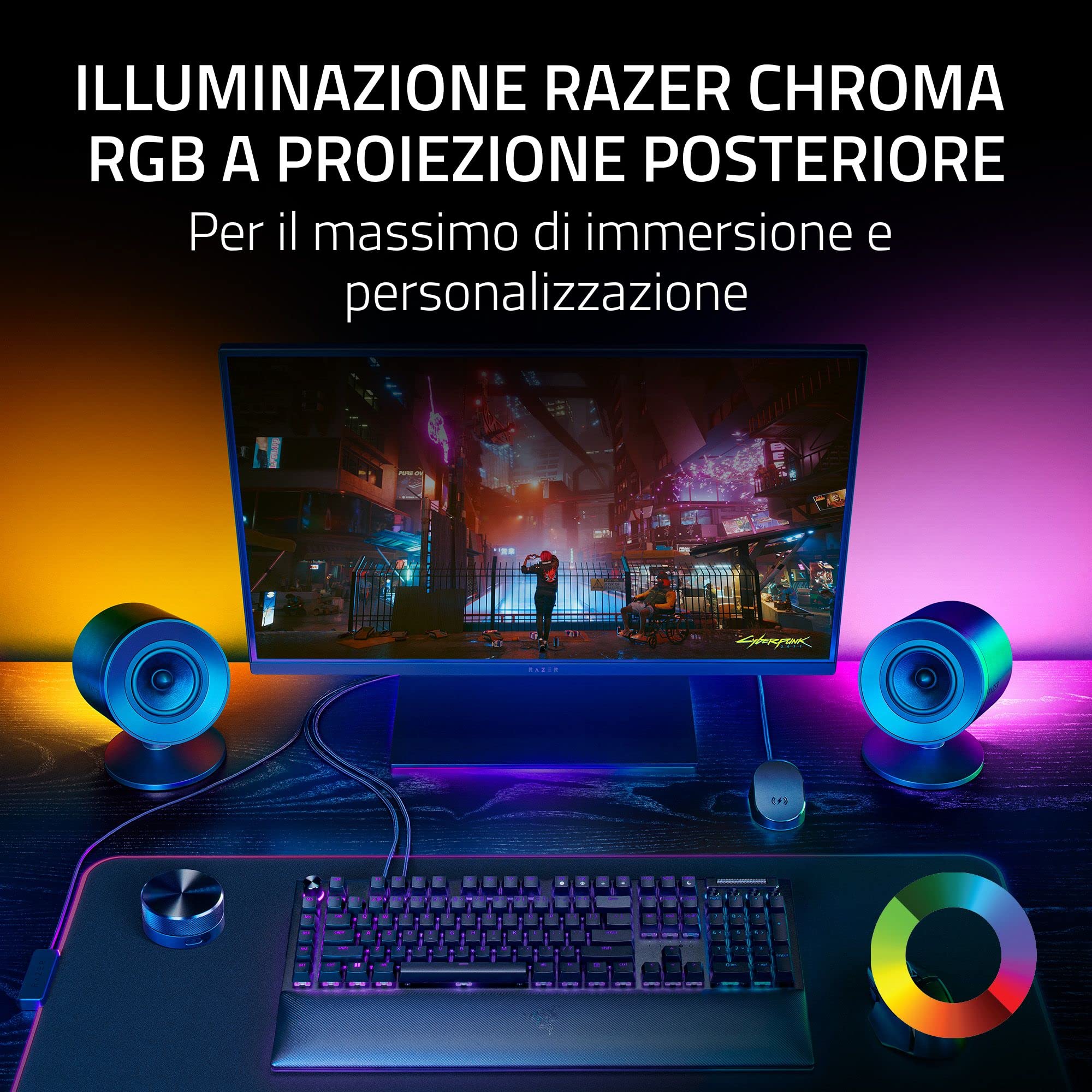 razer-nommo-v2-pro-sistema-altoparlanti-gaming-2-1-full-range-con-subwoofer-wire image 5