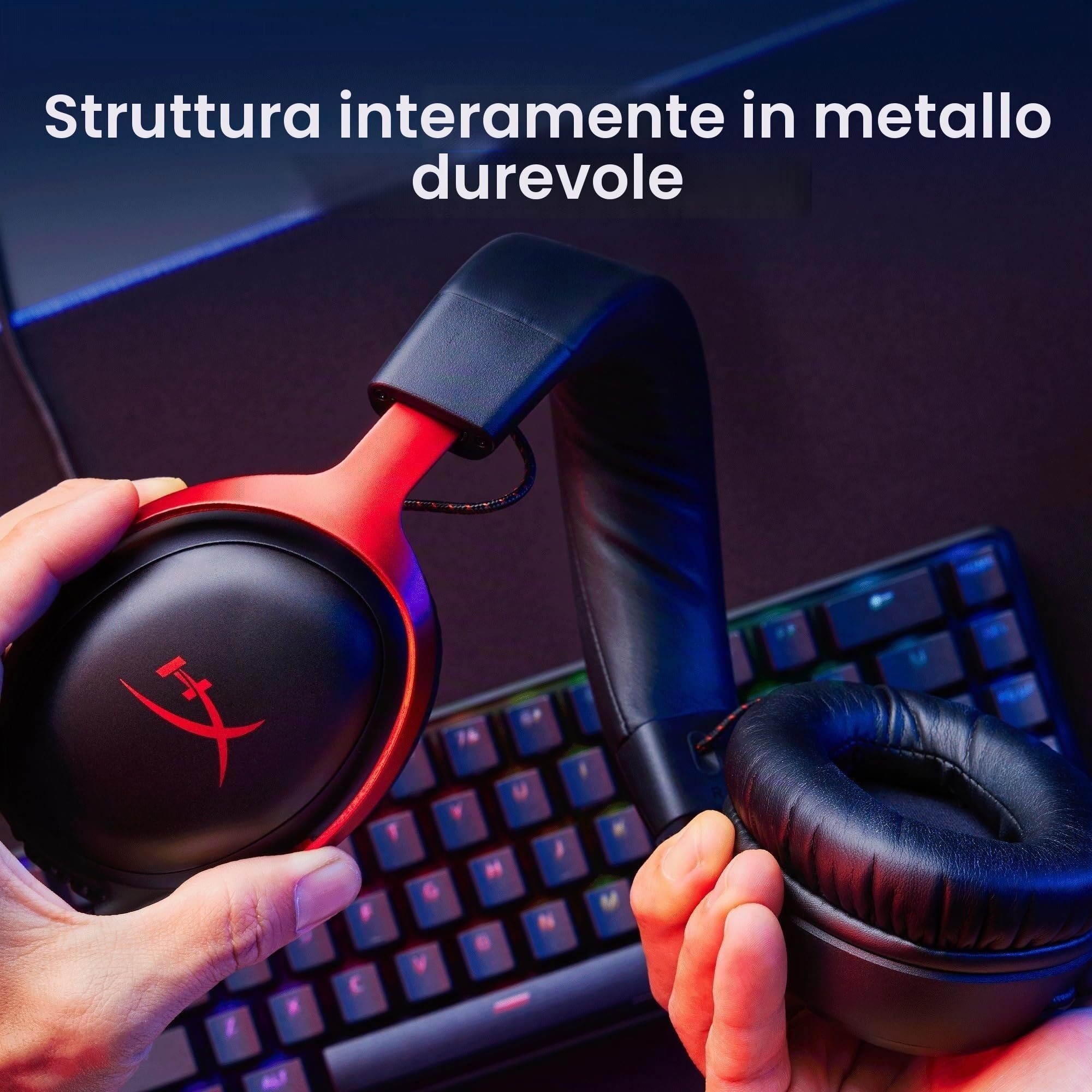 hyperx-cloud-iii-cuffie-da-gaming-cablate-usb-c-con-dts-spatial-audio-telaio-in- image 5