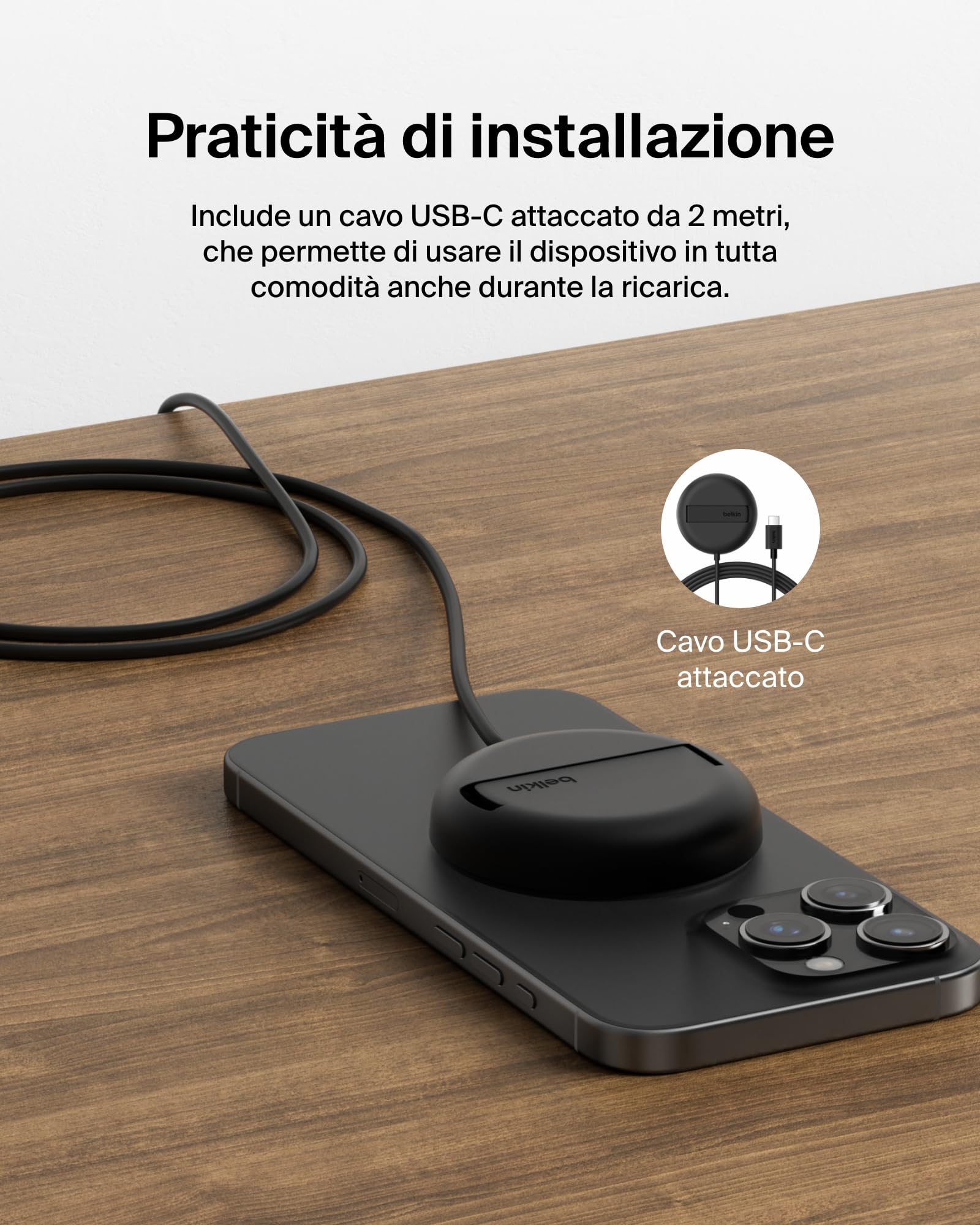 belkin-boostcharge-pro-tappetino-di-ricarica-wireless-magnetico-qi2-15-w-con-sup image 4