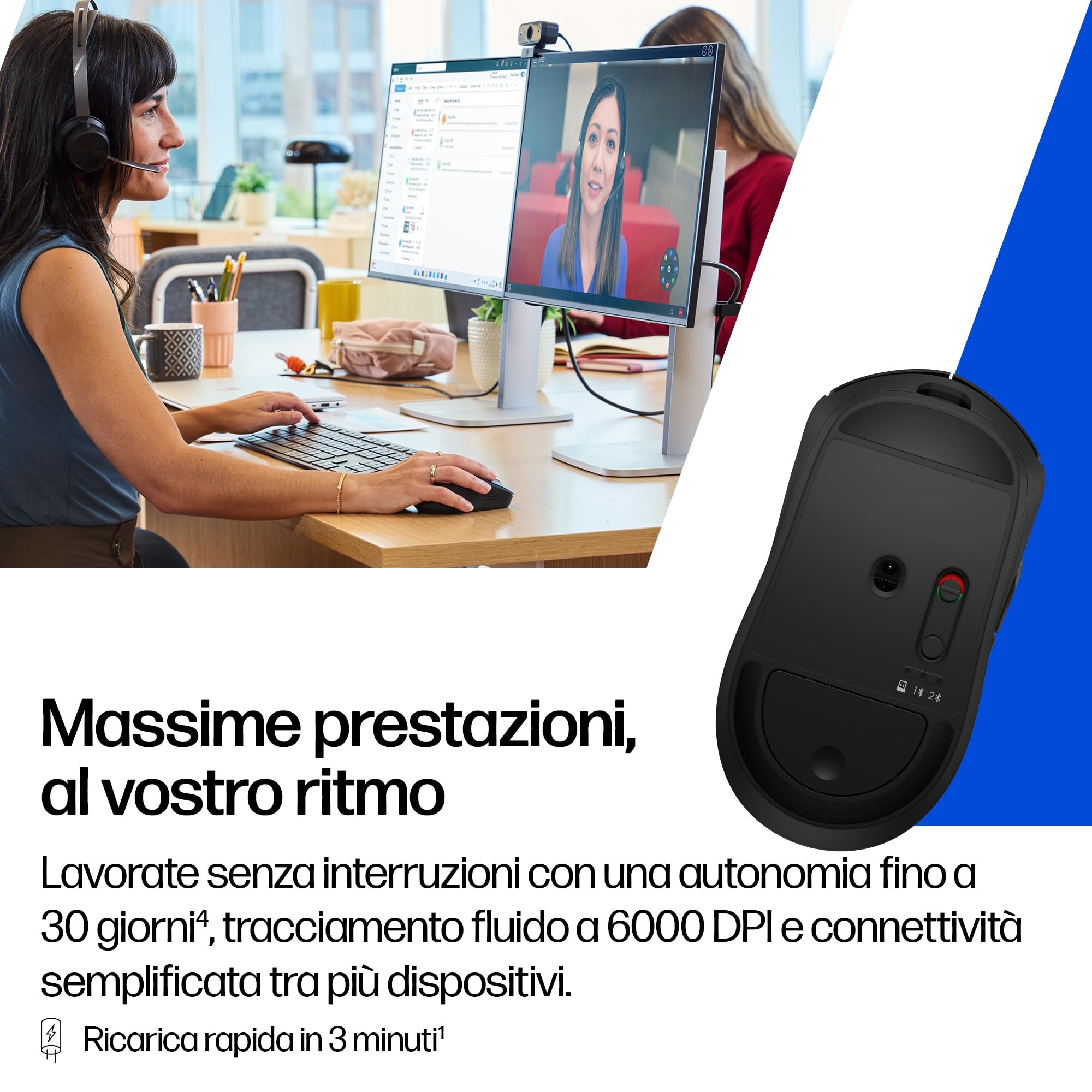hp-700-mouse-wireless-ricaricabile-bluetooth-5-2-usb-2-4-ghz-con-7-pulsanti-prog image 8