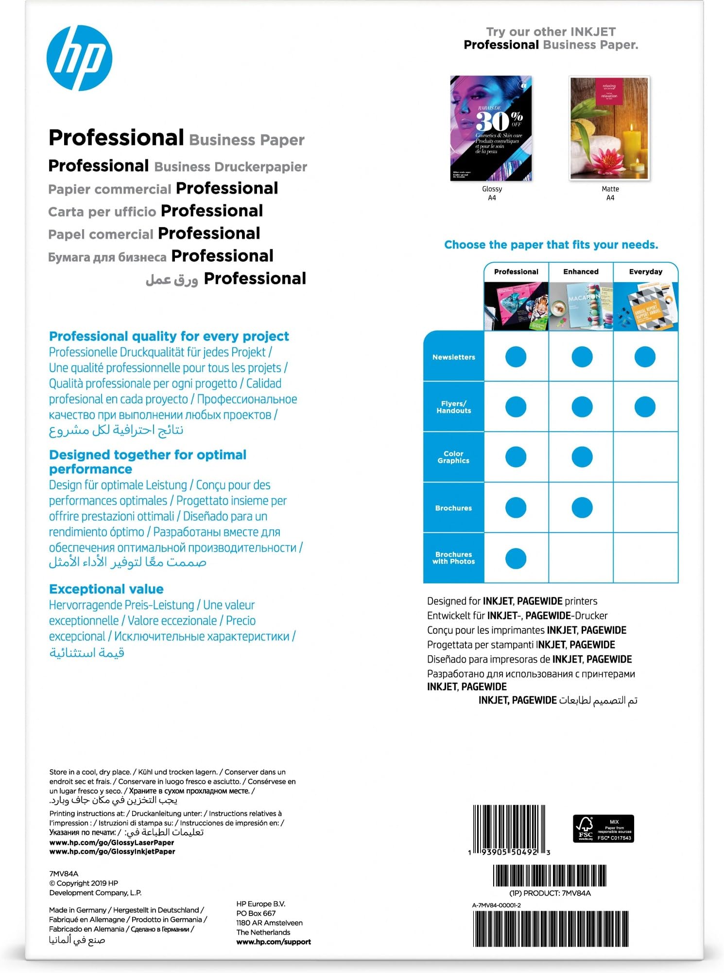 hp-professional-business-7mv84a-carta-professionale-lucida-a3-180-g-m-confezione image 4