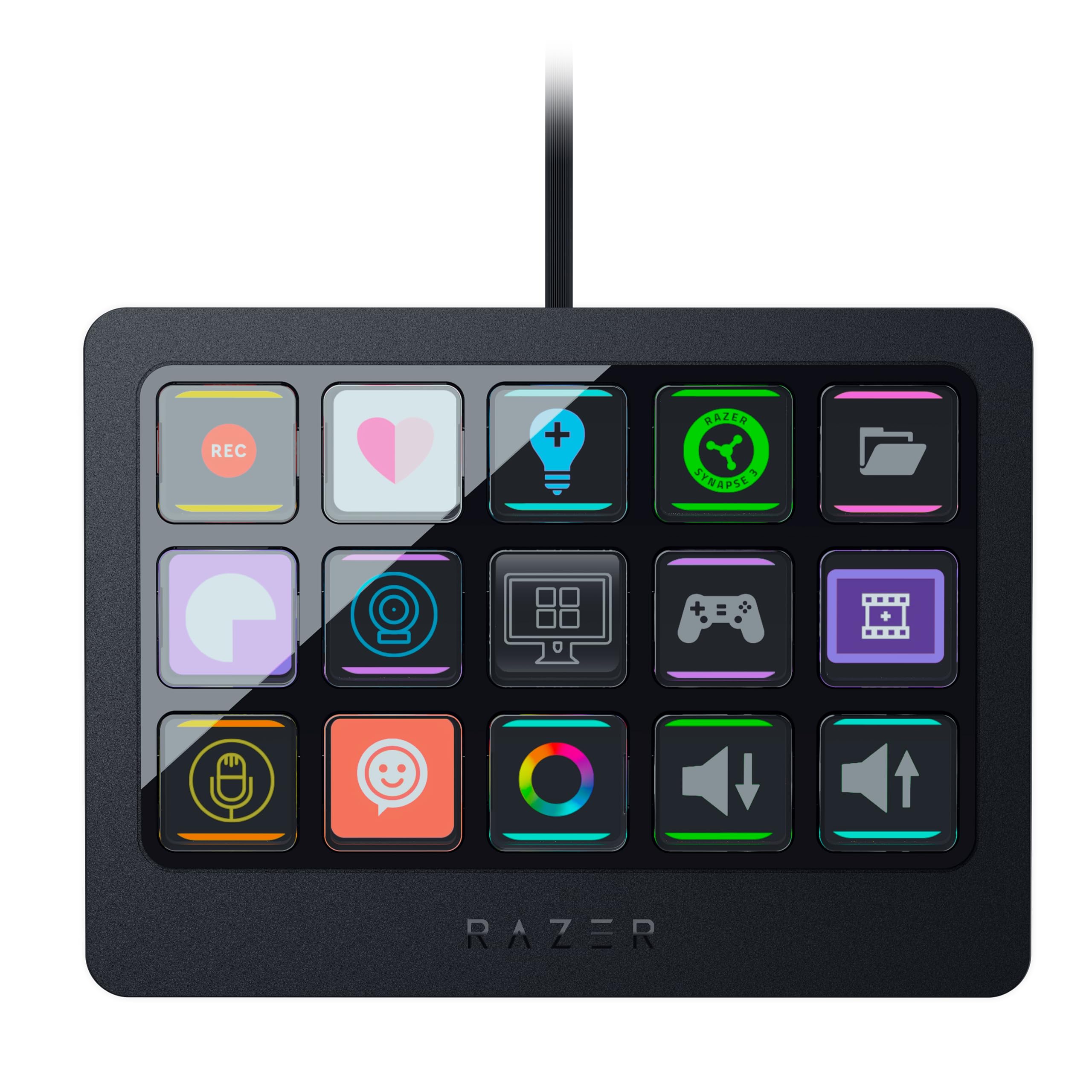 razer-stream-controller-x-controller-di-streaming-all-in-one-con-15-pulsanti-swi image 1