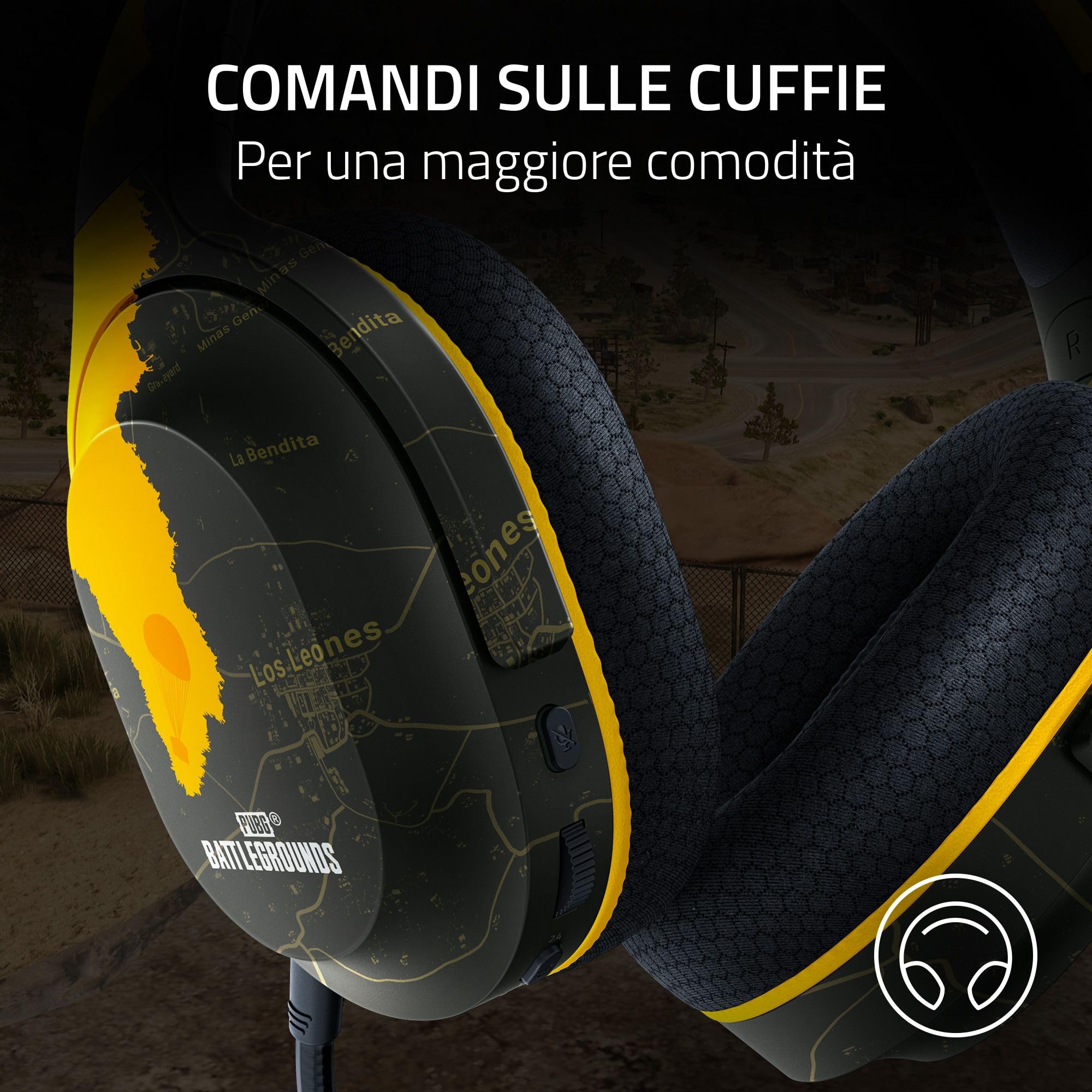 razer-barracuda-x-2022-pubg-edition-cuffia-gaming-wireless-multipiattaforma-smar image 6
