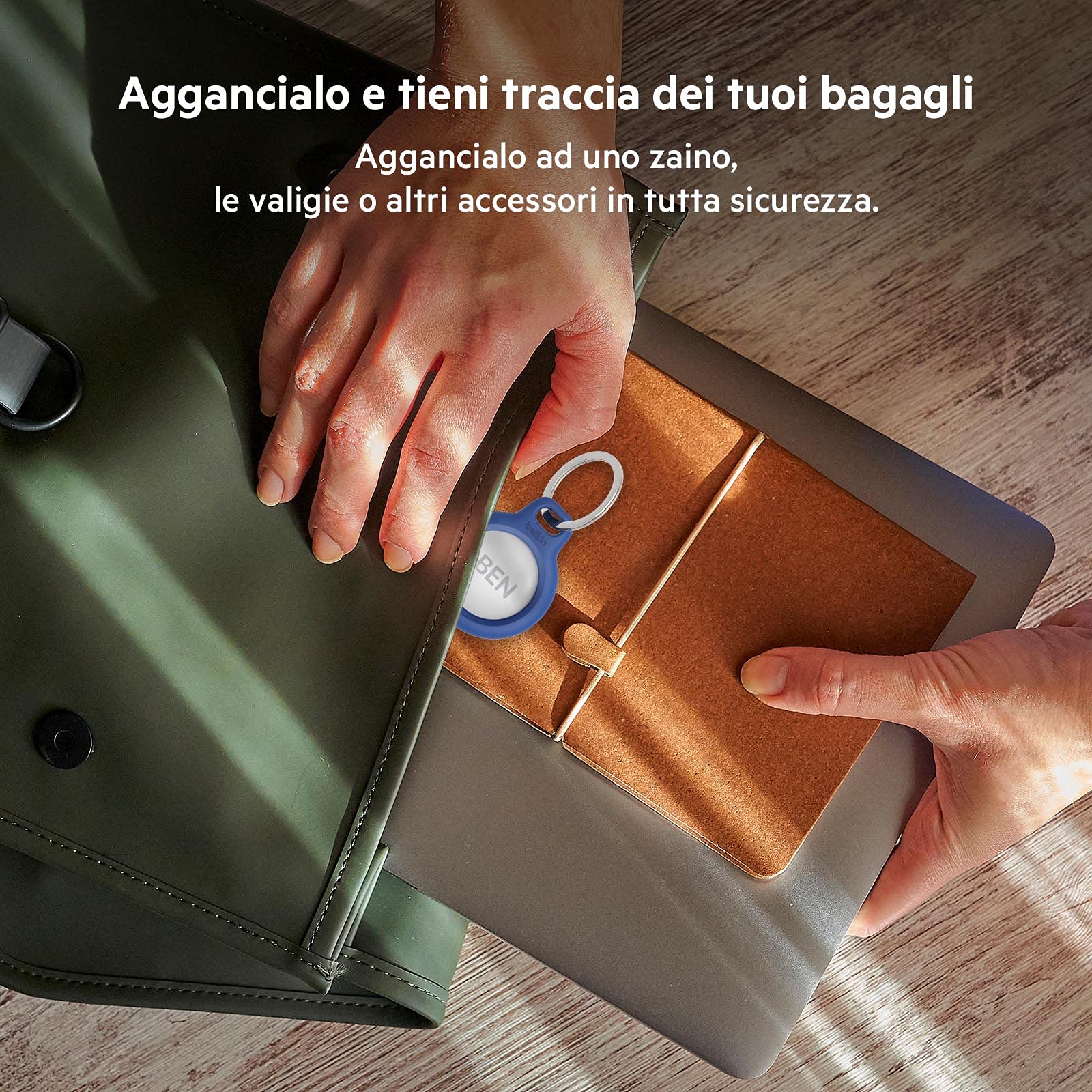 belkin-secure-holder-custodia-per-airtag-con-anello-portachiavi-guscio-protettiv image 6