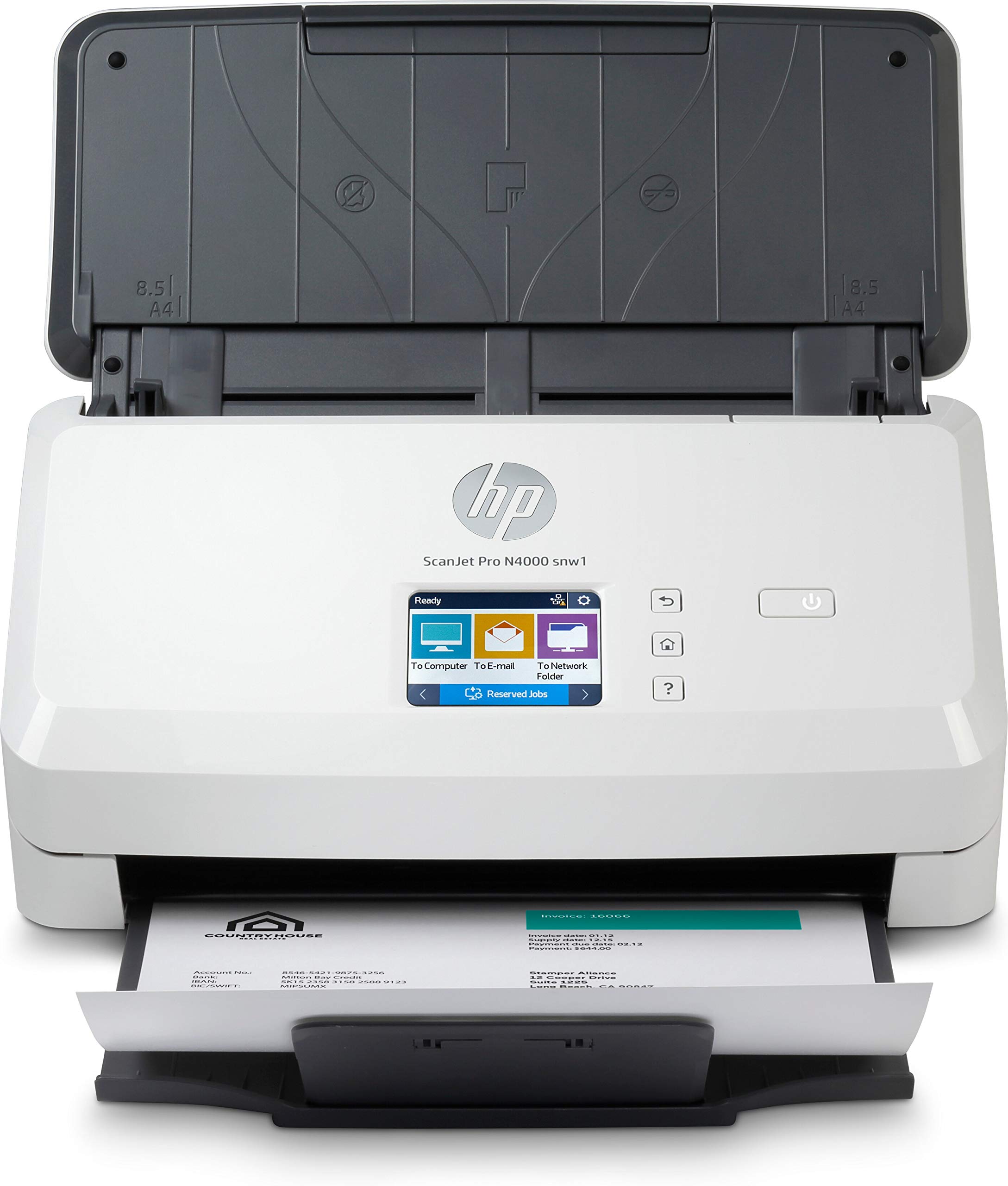 hp-scanjet-pro-n4000-snw1-6fw08a-scanner-documentale-fronte-retro-40-ppm-wi-fi-e image 1