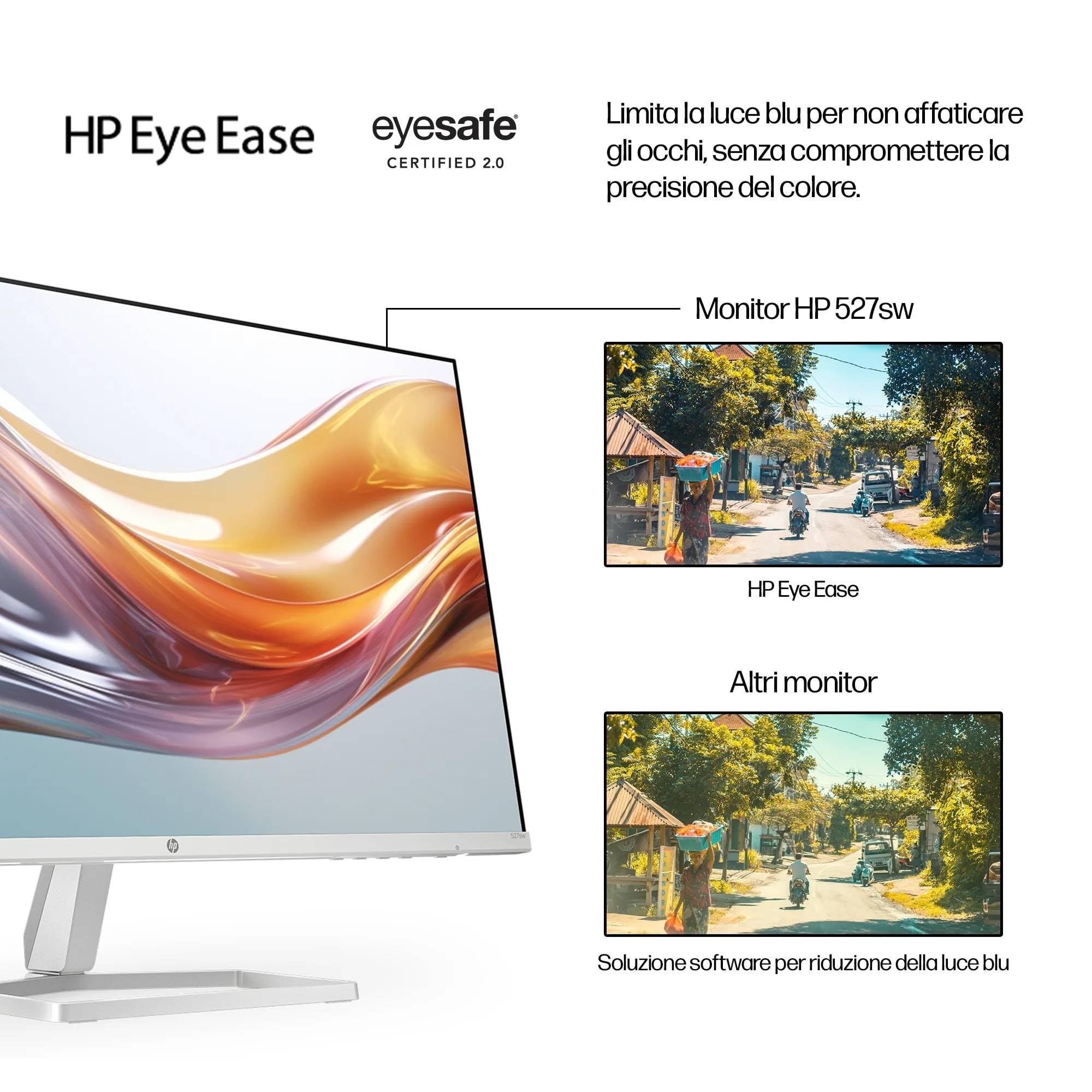 hp-527sw-monitor-27-full-hd-ips-100-hz-antiriflesso-con-eye-ease-hdmi-e-vga-bian image 3