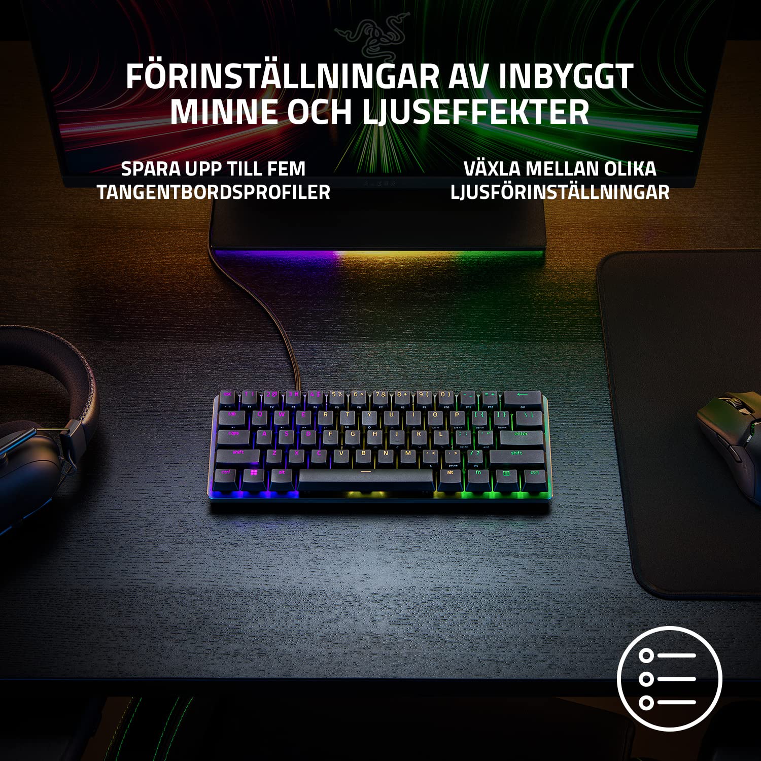 razer-huntsman-mini-analogico-tastiera-meccanica-gaming-60-con-switch-analogici- image 4