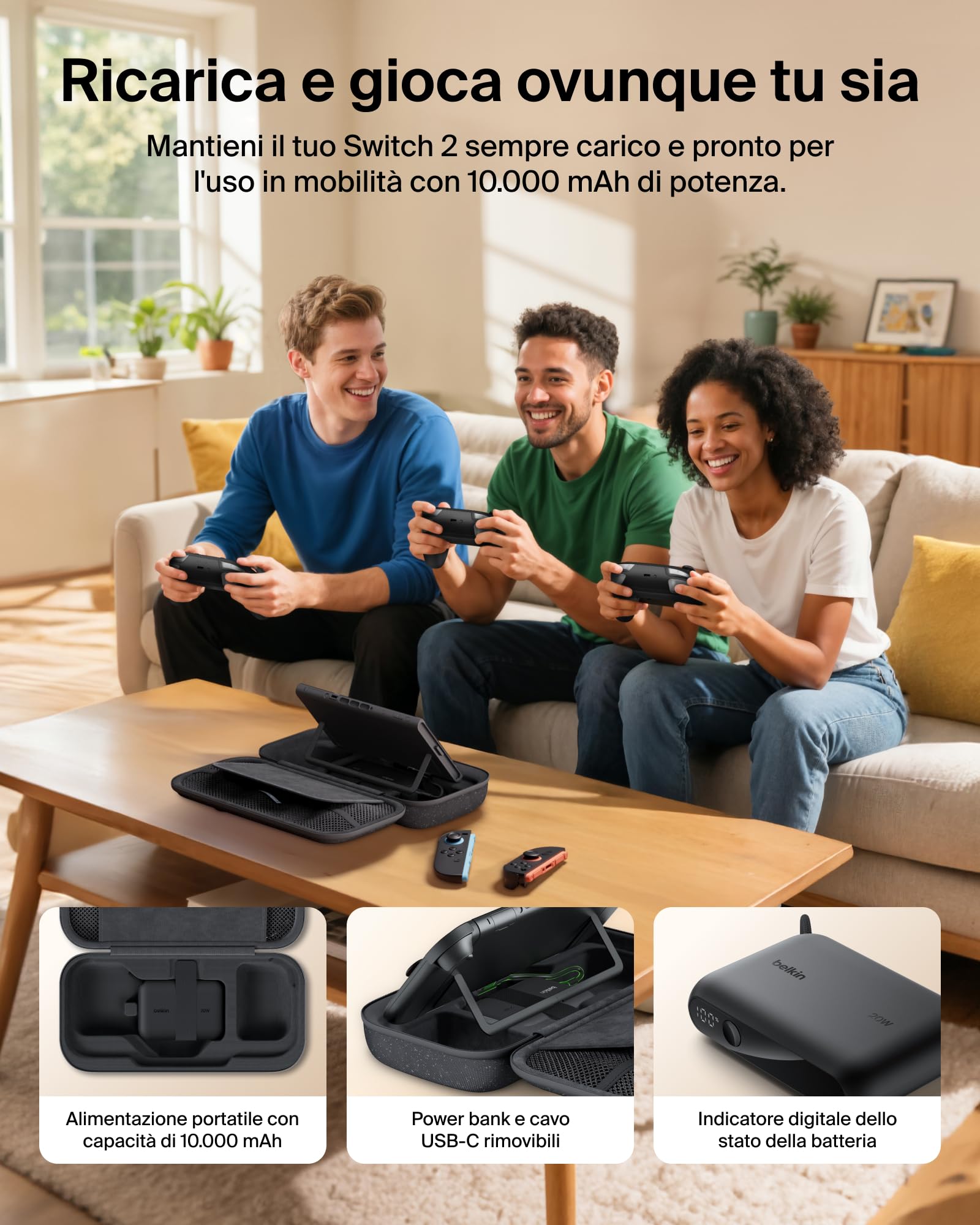 belkin-gaming-custodia-di-ricarica-per-nintendo-switch-2-con-power-bank-10-000-m image 3