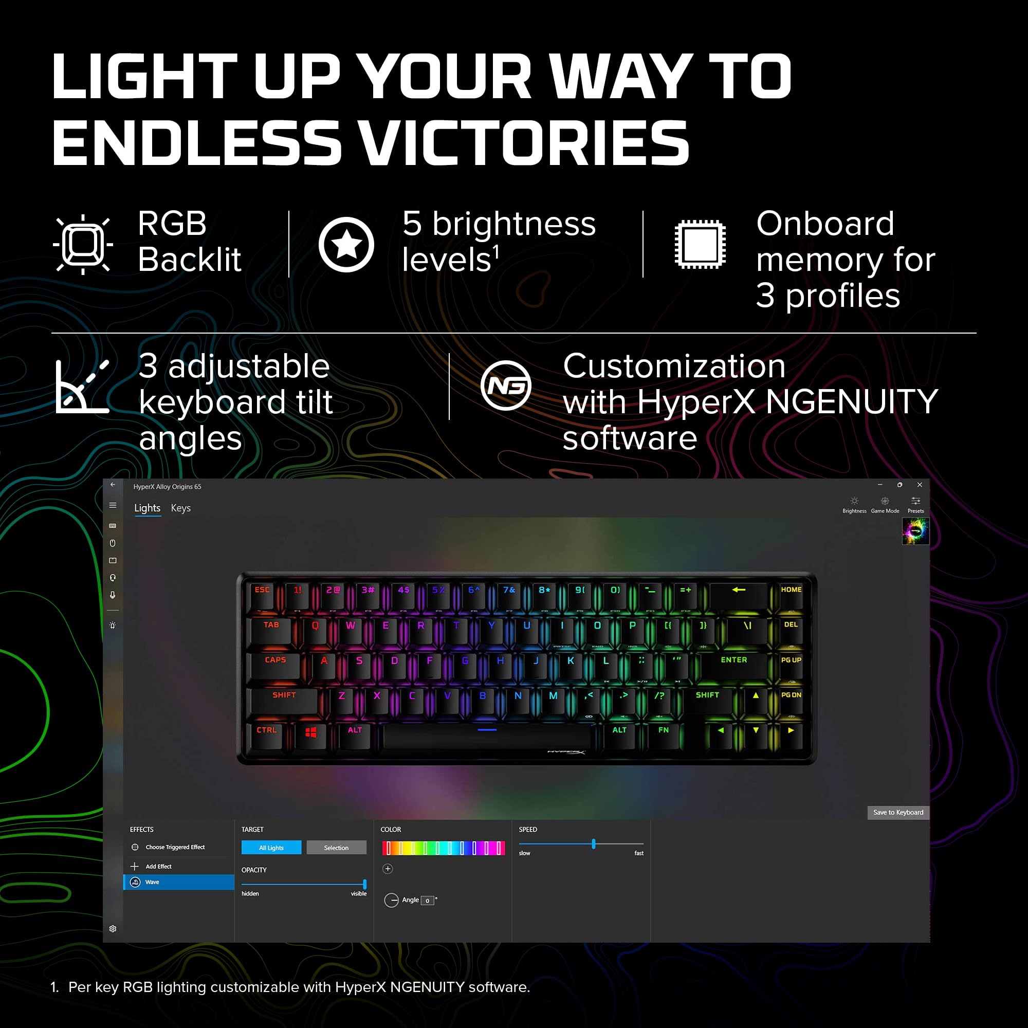 hyperx-alloy-origins-65-tastiera-meccanica-gaming-cablata-rgb-telaio-in-allumini image 6