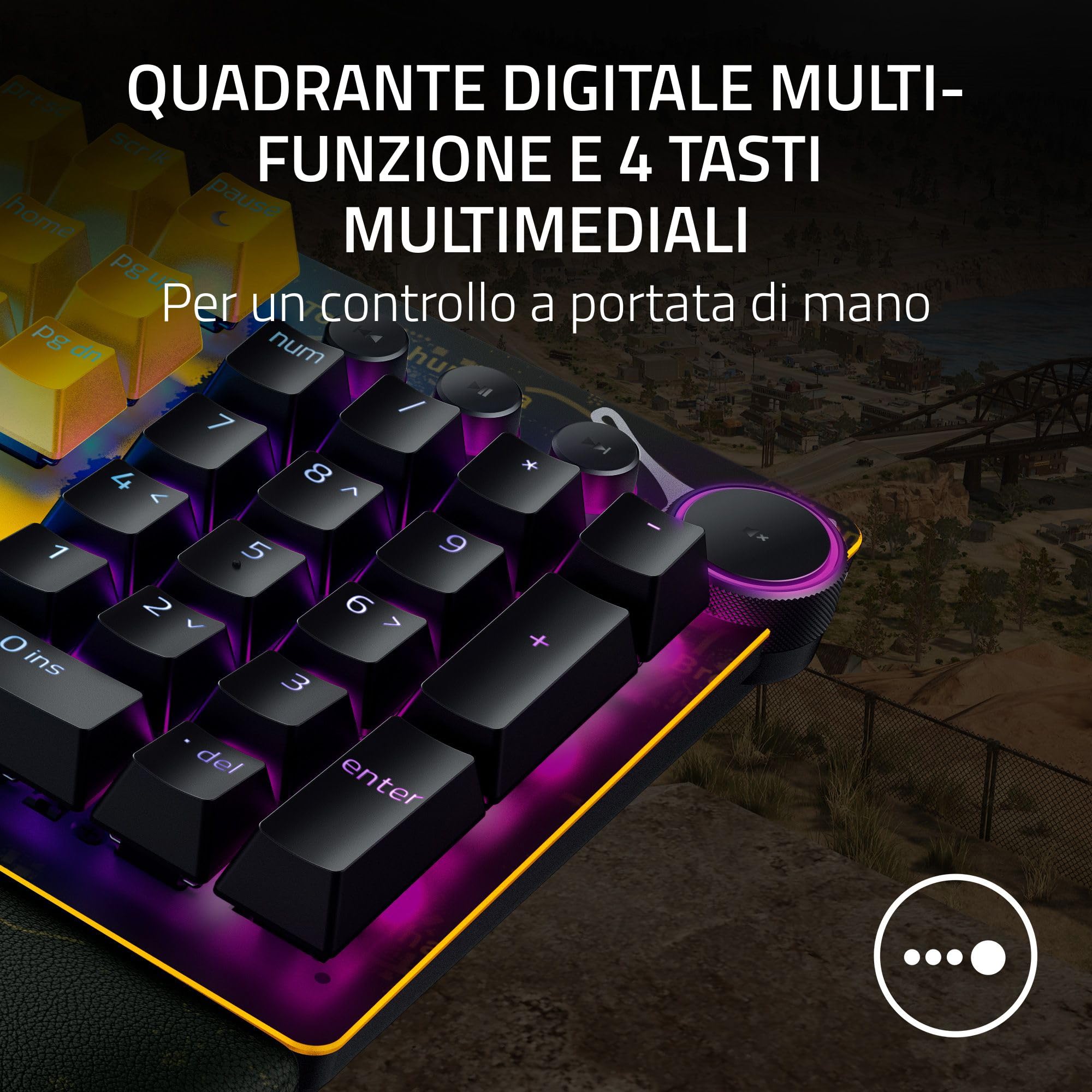 razer-huntsman-v2-tenkeyless-pubg-edition-tastiera-meccanica-ottica-gaming-con-s image 5