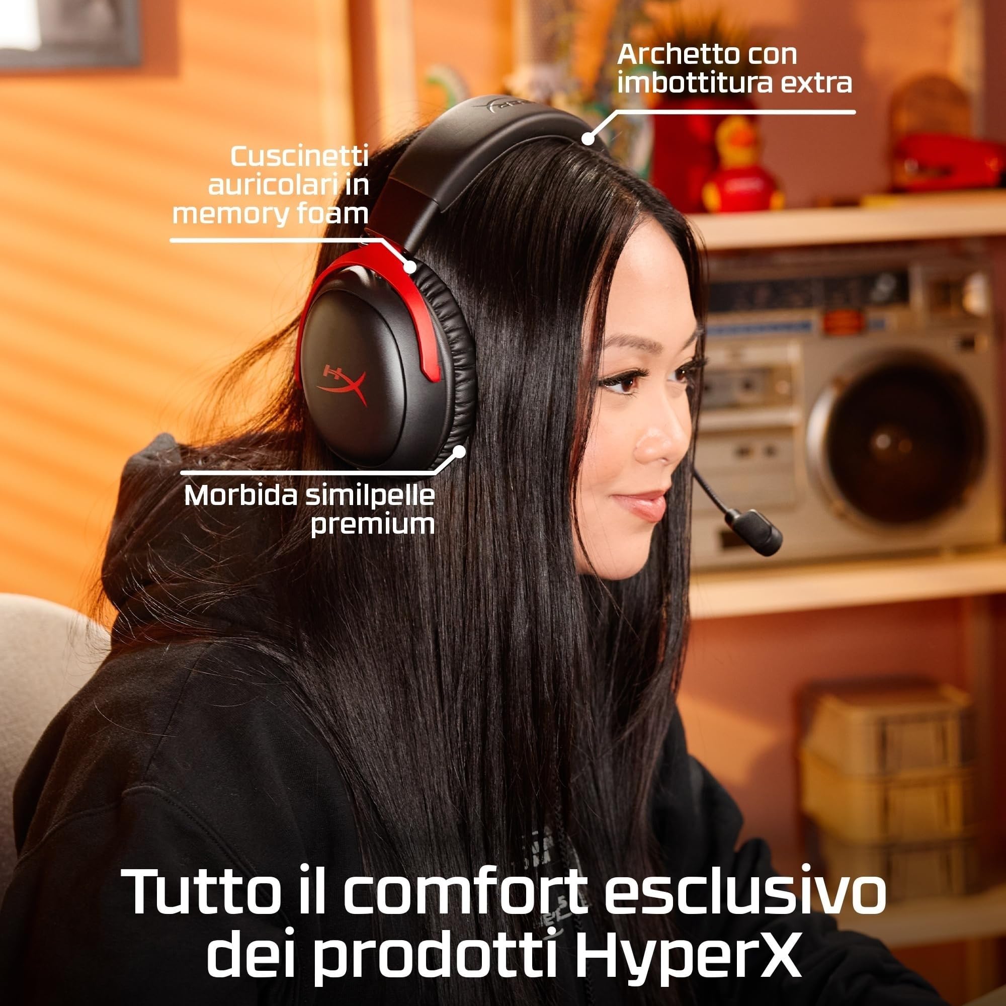 hyperx-cloud-iii-s-wireless-cuffie-gaming-bluetooth-con-dts-spatial-audio-microf image 5