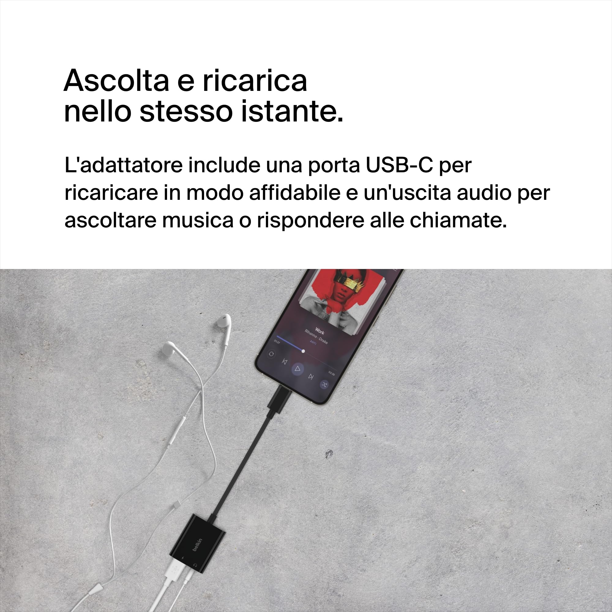 belkin-rockstar-adattatore-audio-usb-c-con-aux-3-5-mm-e-ricarica-simultanea-comp image 2