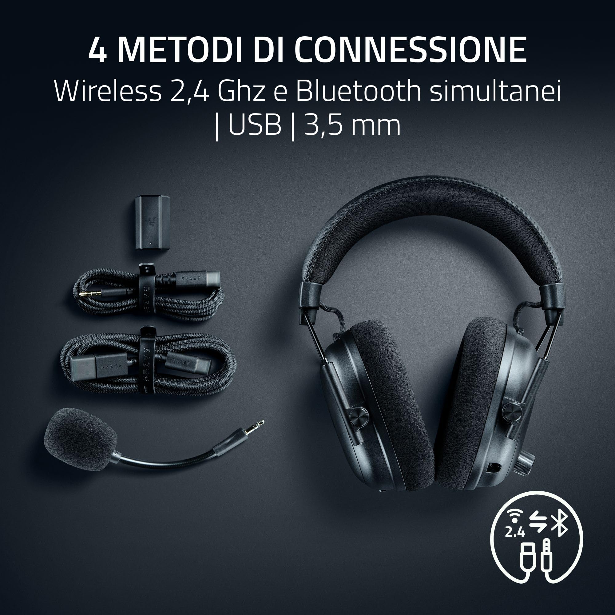 razer-blackshark-v3-pro-cuffie-wireless-da-gaming-esport-con-cancellazione-attiv image 8