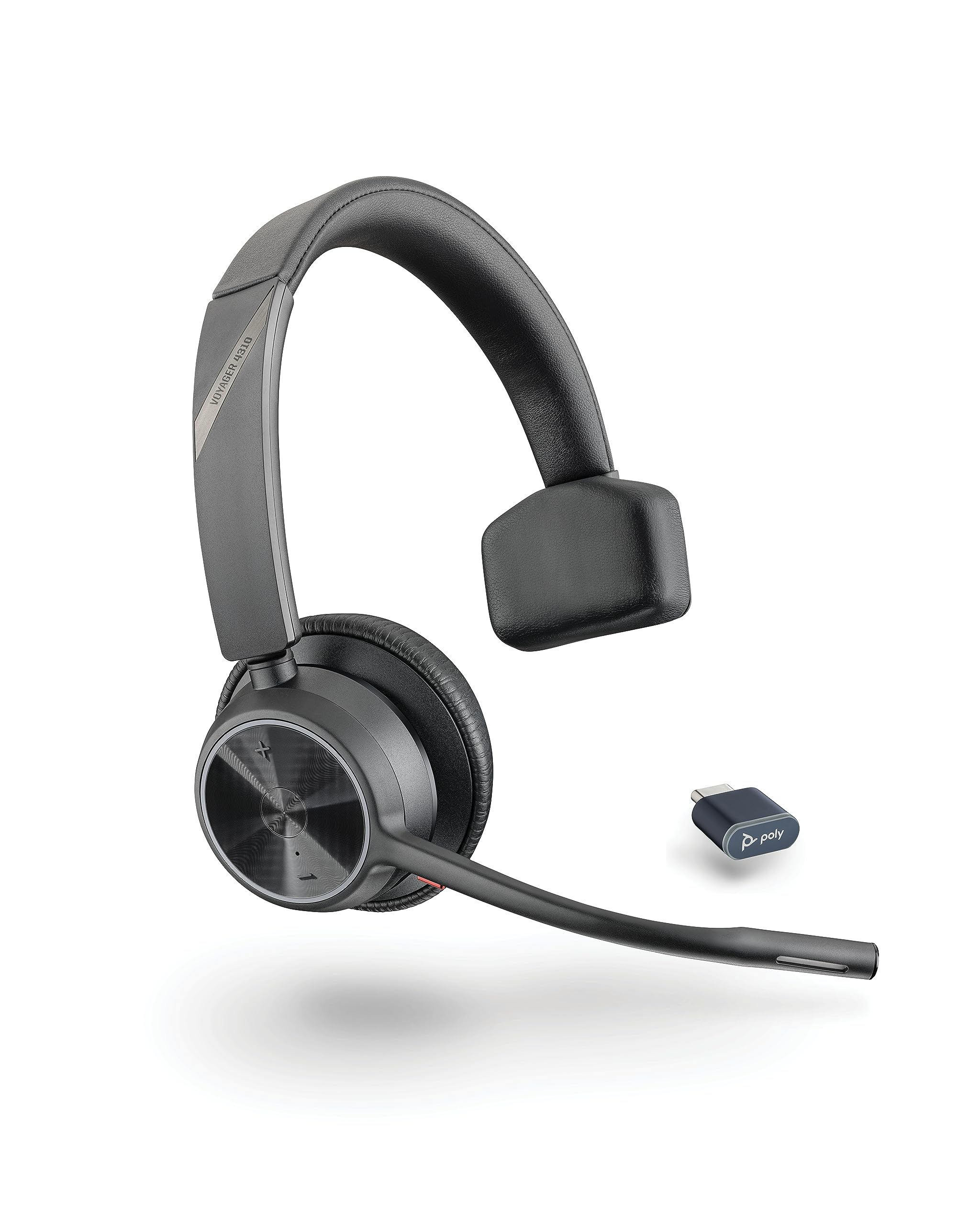 poly-hp-voyager-4310-uc-cuffia-monoaurale-wireless-bluetooth-con-dongle-usb-c-bt image 7