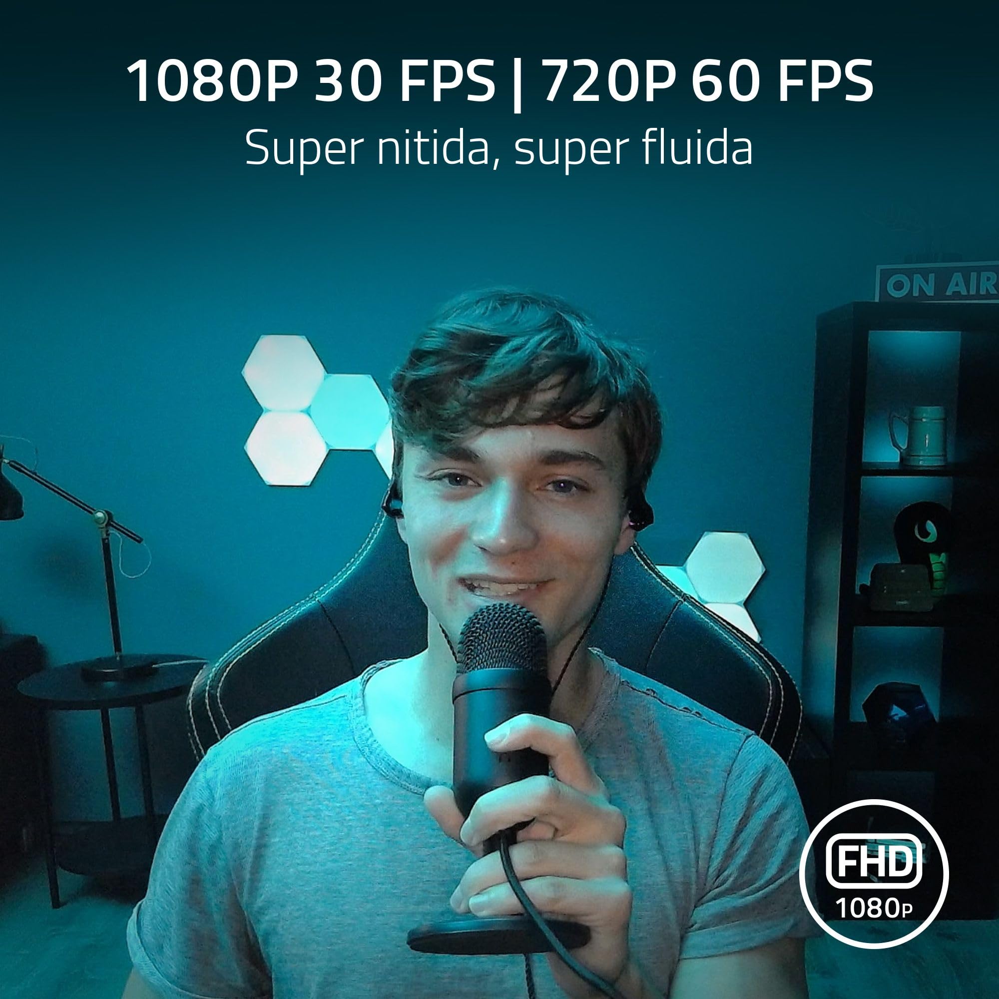 razer-kiyo-webcam-da-streaming-con-ring-light-integrato-hd-720p-a-60-fps-autofoc image 3