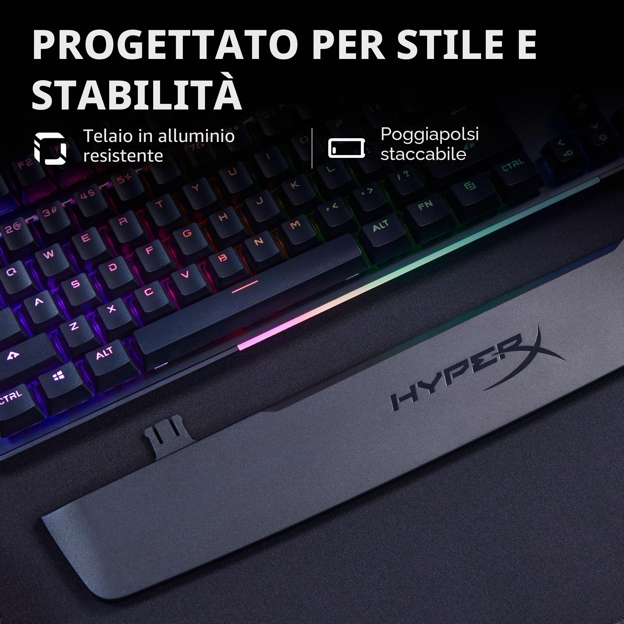 hyperx-alloy-mkw100-tastiera-meccanica-gaming-full-size-cablata-rgb-con-telaio-i image 5