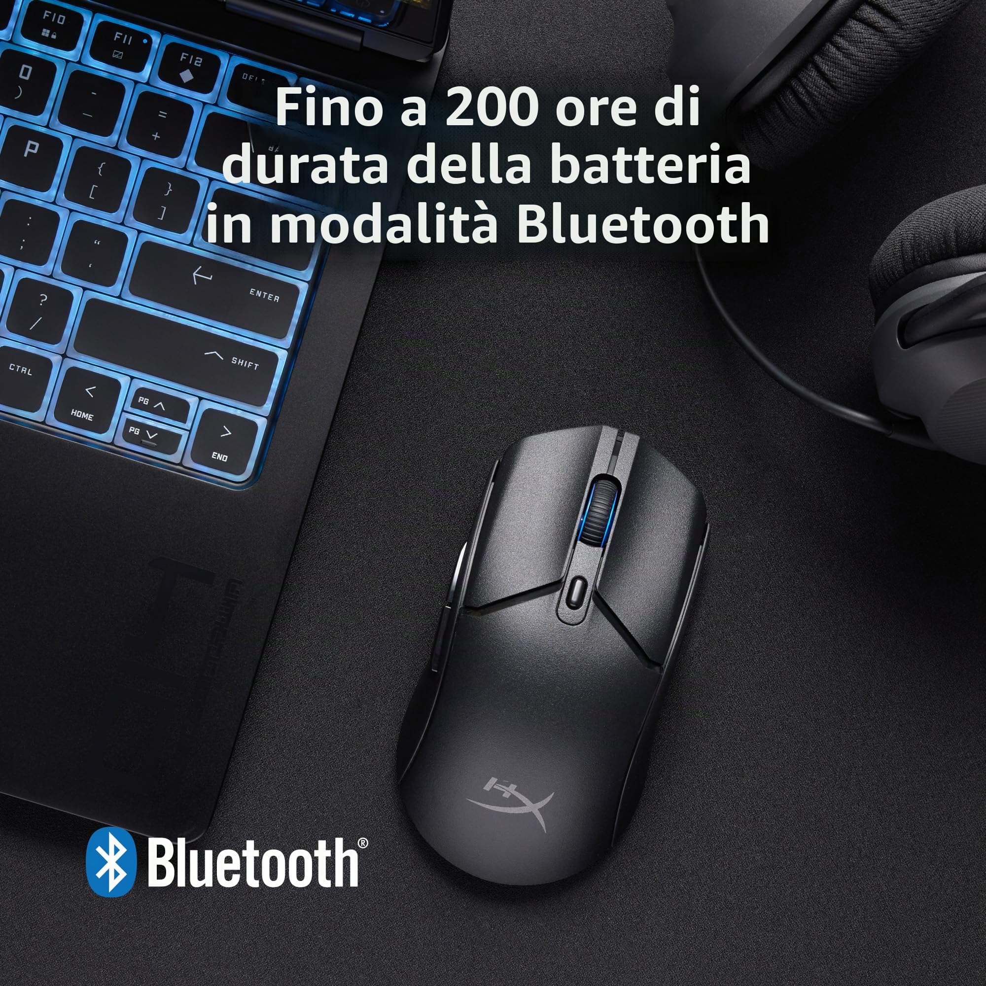 hyperx-pulsefire-haste-2-core-mouse-gaming-wireless-2-4-ghz-sensore-12000-dpi-rg image 5