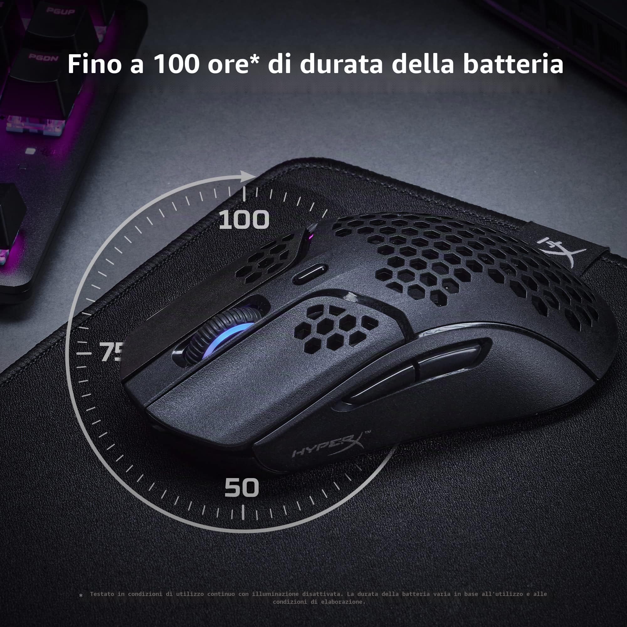 hyperx-pulsefire-haste-wireless-gaming-mouse-2-4ghz-1ms-rgb-6-programmable-butto image 2