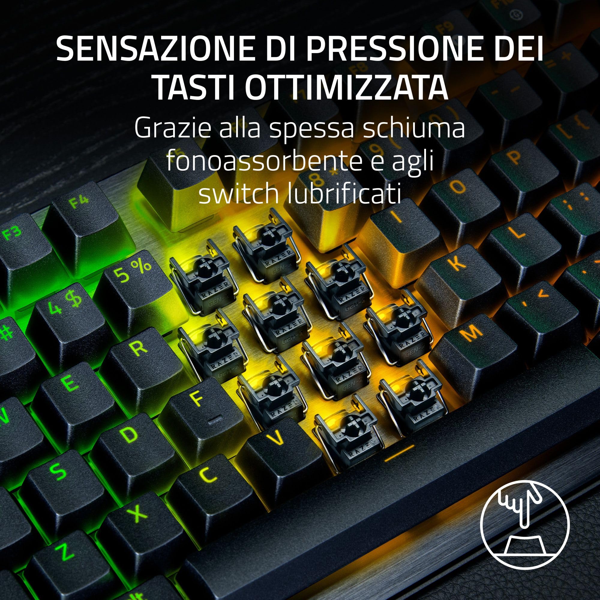 razer-huntsman-v3-pro-tenkeyless-8khz-tastiera-meccanica-gaming-tkl-switch-ottic image 8