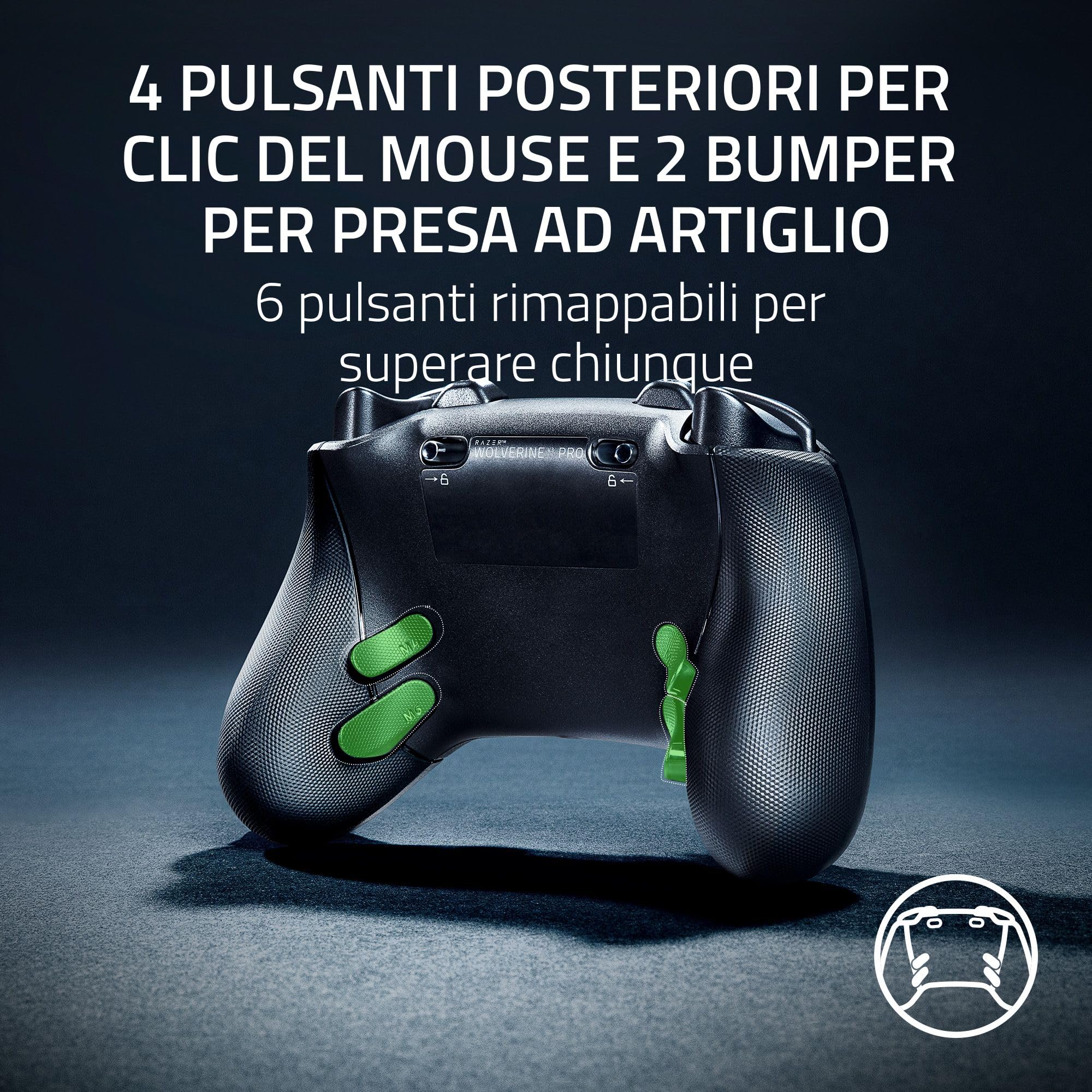 razer-wolverine-v3-pro-controller-esports-wireless-per-xbox-e-pc-con-hyperspeed- image 8