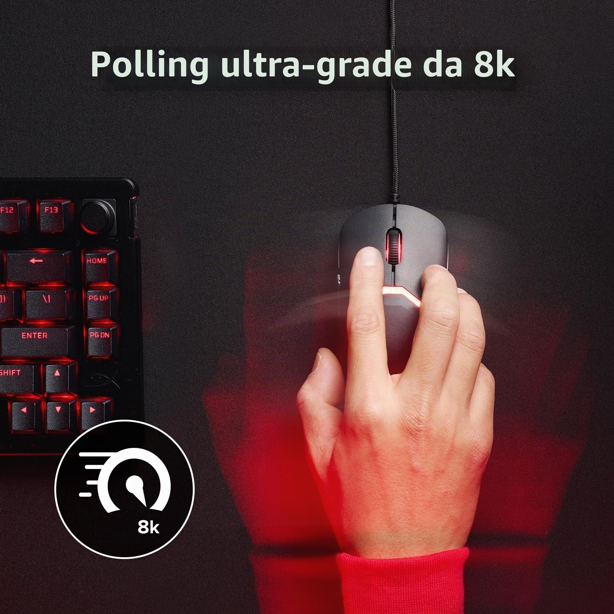 hyperx-pulsefire-saga-mouse-gaming-cablato-modulare-rgb-sensore-hyperx-26k-polli image 3
